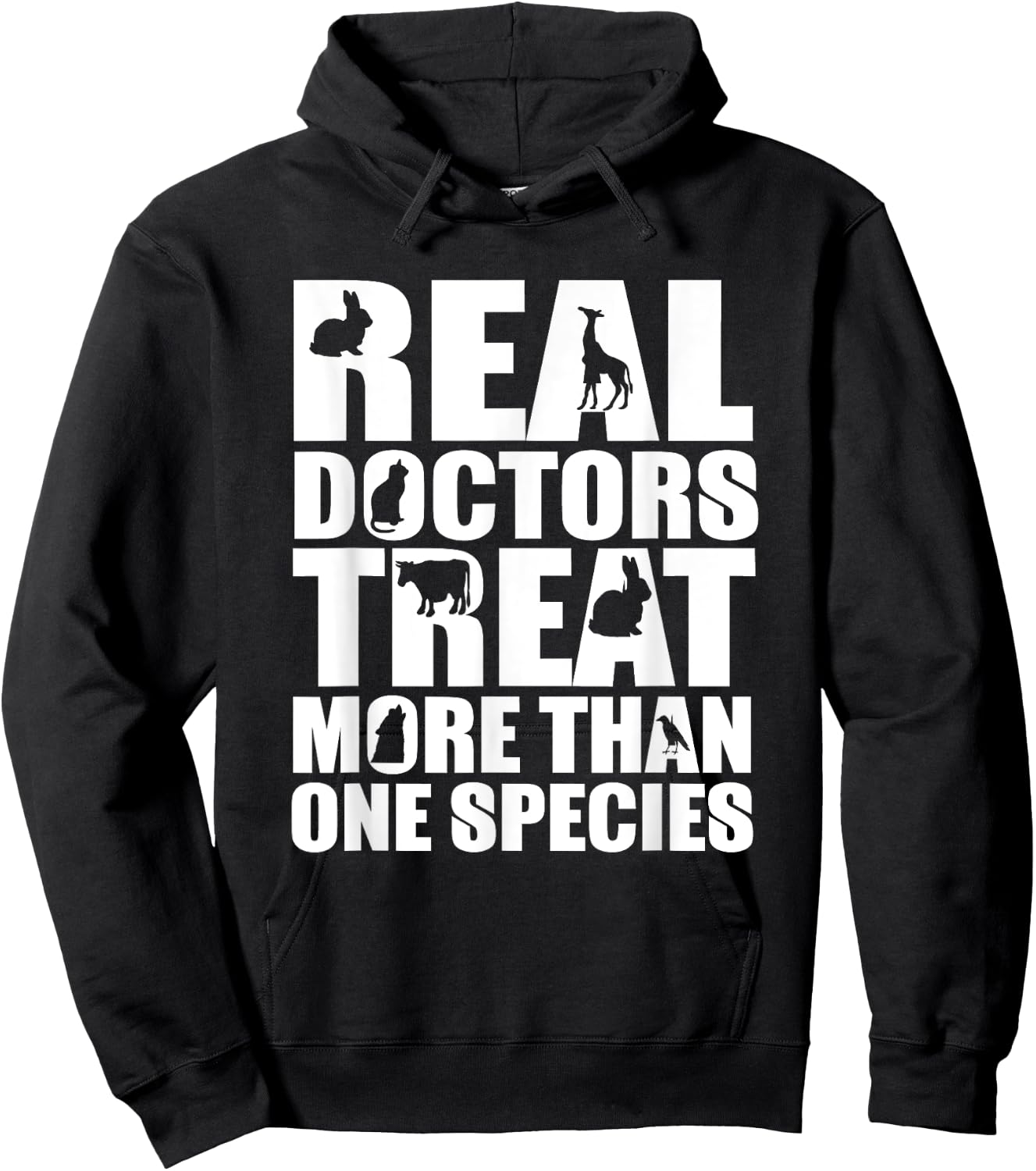 Veterinarian - Doctors Treat More Than One Species Hoodie - Hoodie | Black