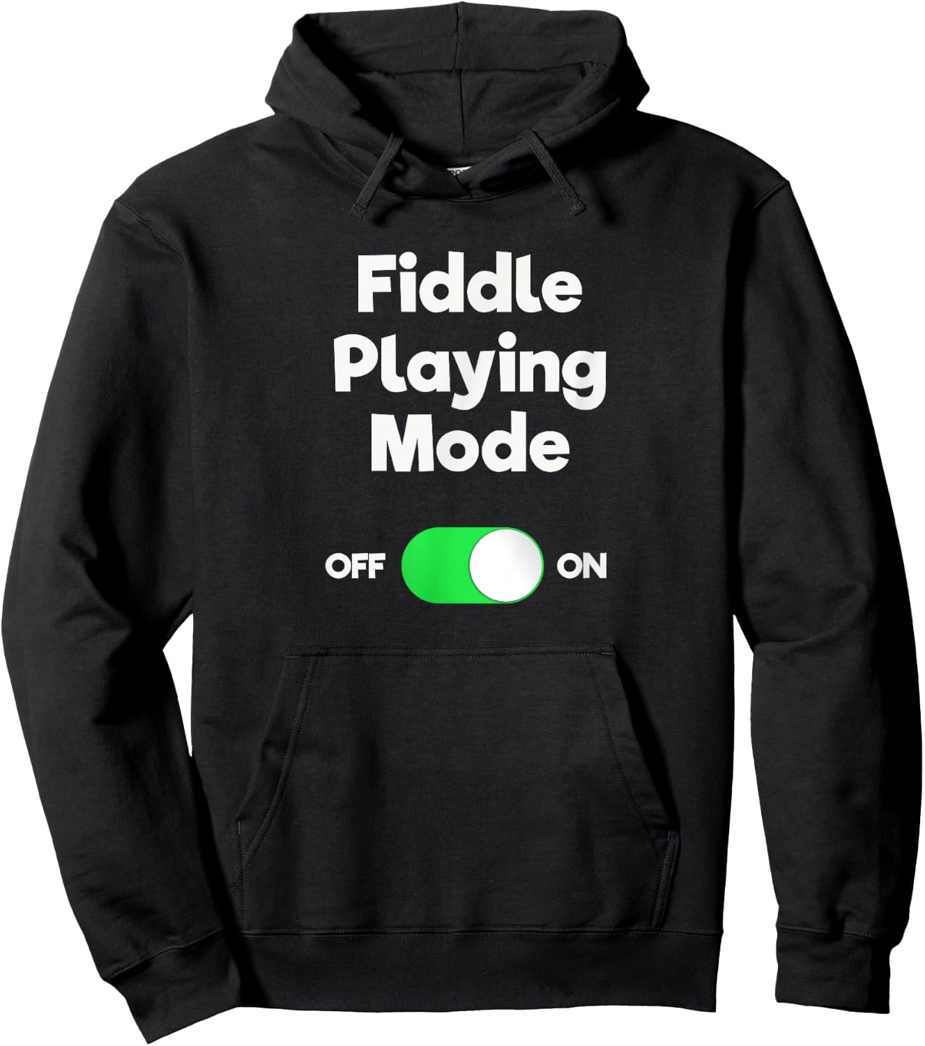 Fiddle - Funny Fiddle Playing Mode Hoodie - Hoodie | Black