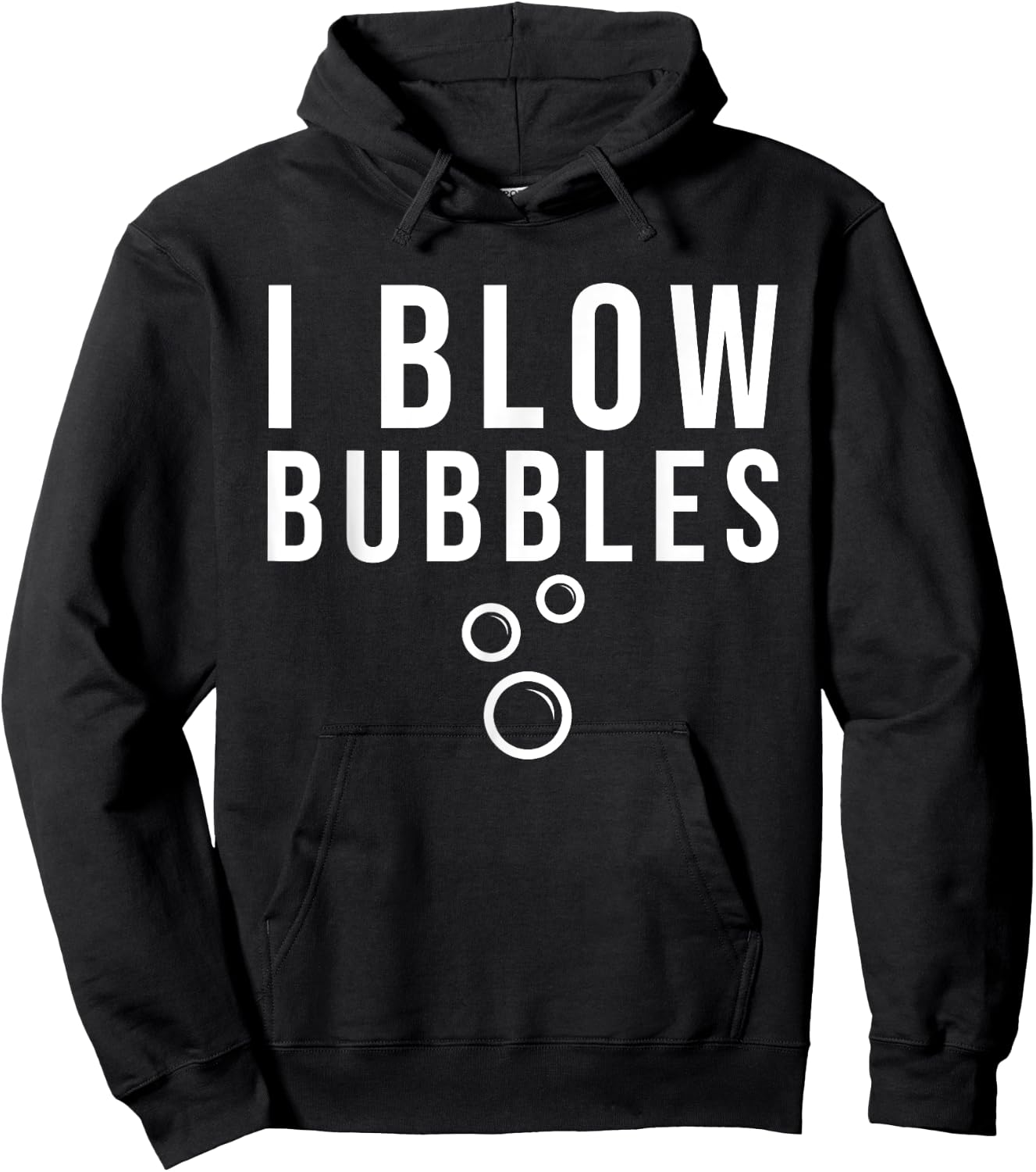 I Blow Bubbles Hoodie - Hoodie | Black