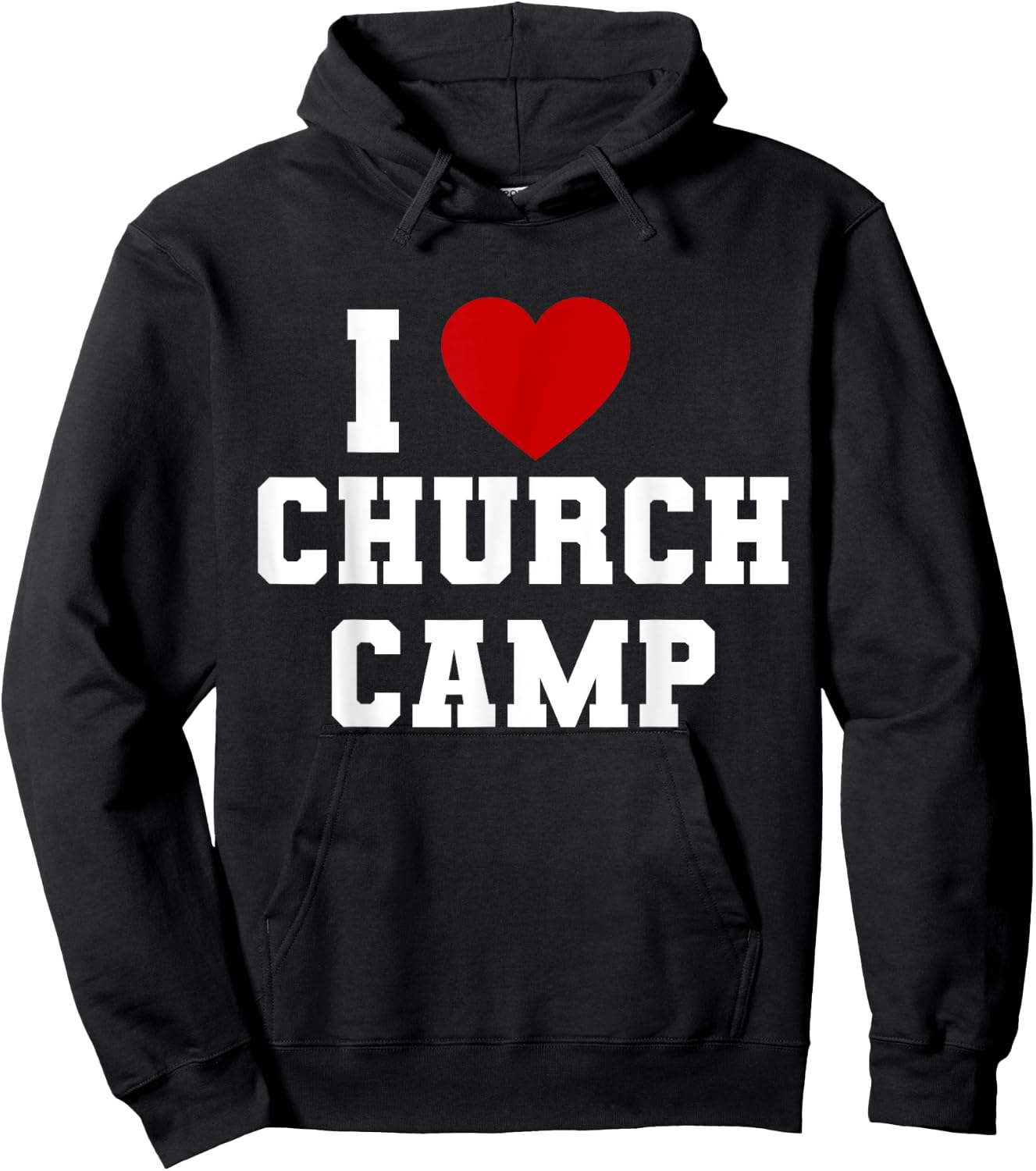 VBS I Love Church Camp Christian Church Bible School Jesus Hoodie - Hoodie | Black