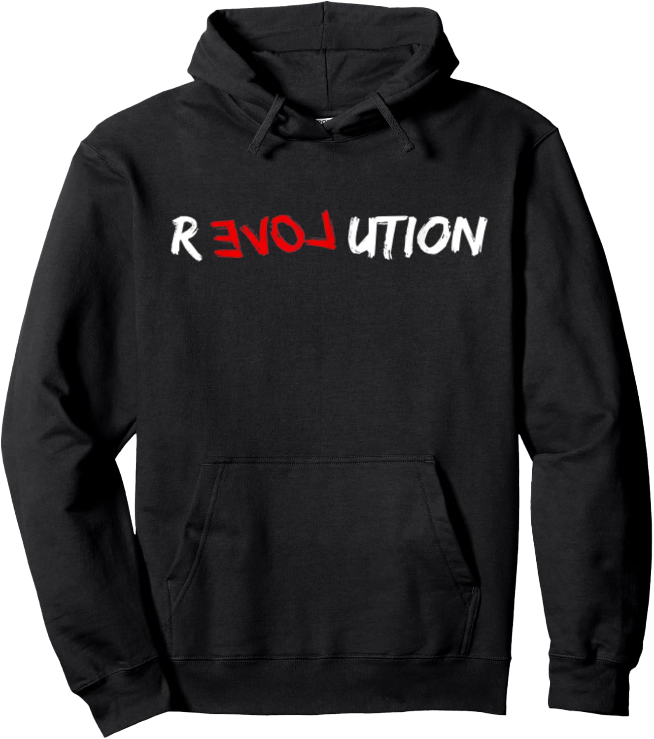 "Love Revolution" T Shirt with a cause Hoodie - Hoodie | Black