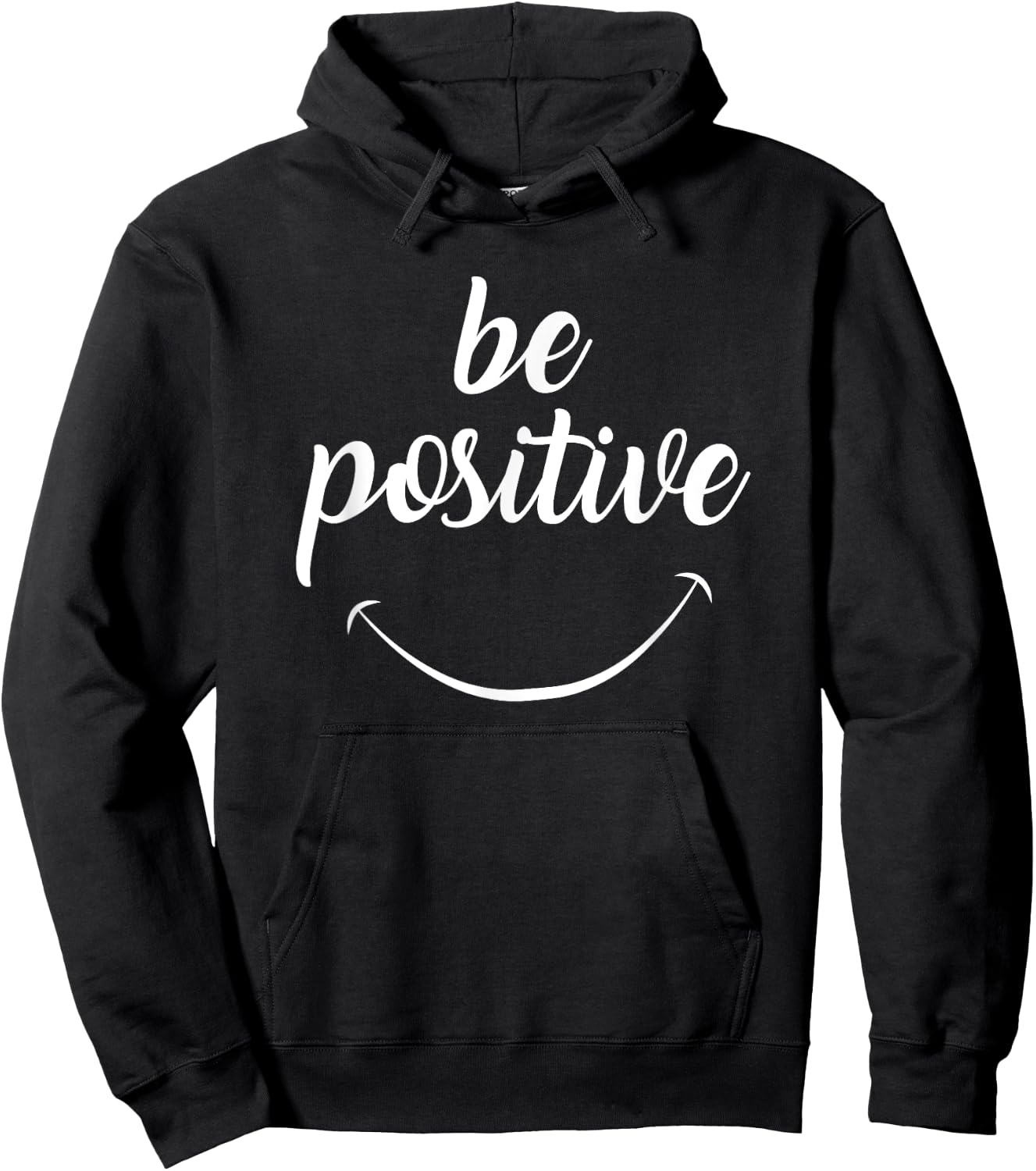 Be Positive Motivational Hoodie - Hoodie | Black