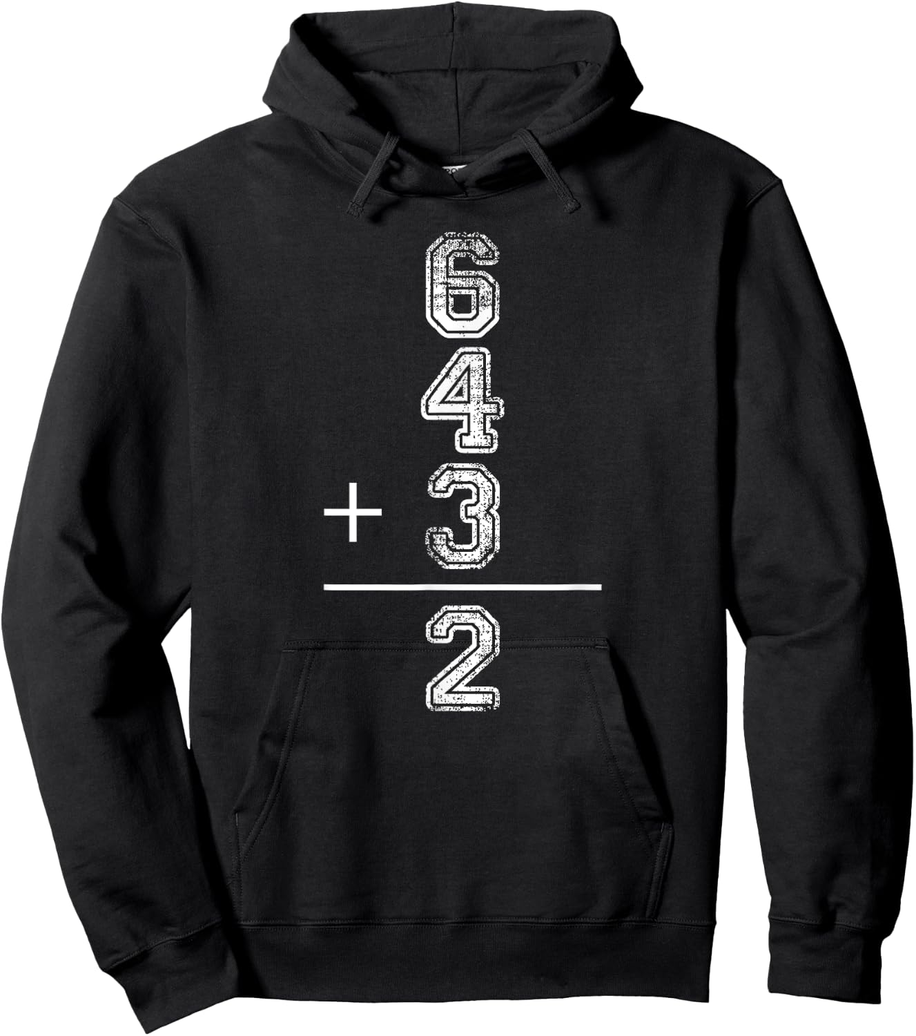 Funny 643 Double Play Baseball Hoodie - Hoodie | Black