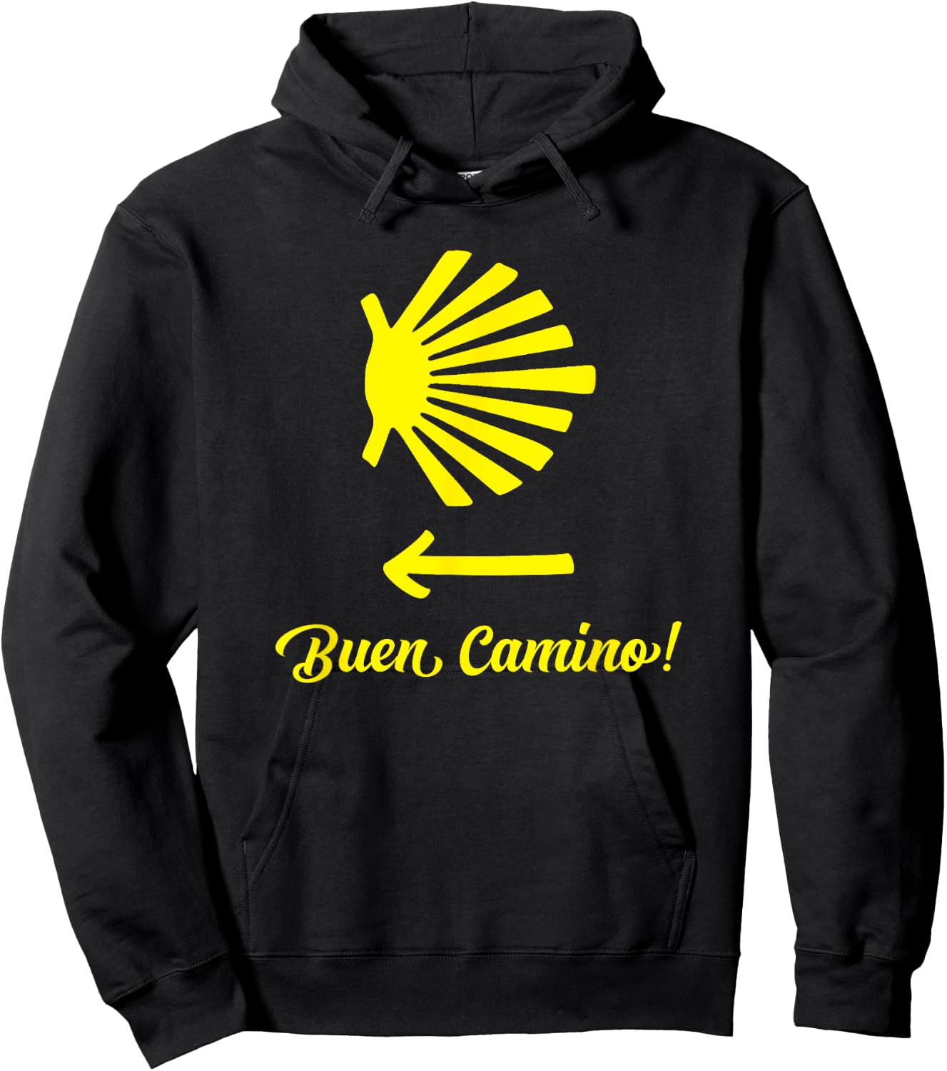 Camino de Santiago Pilgrim Way of St. James Hiker Women Men Hoodie - Hoodie | Black