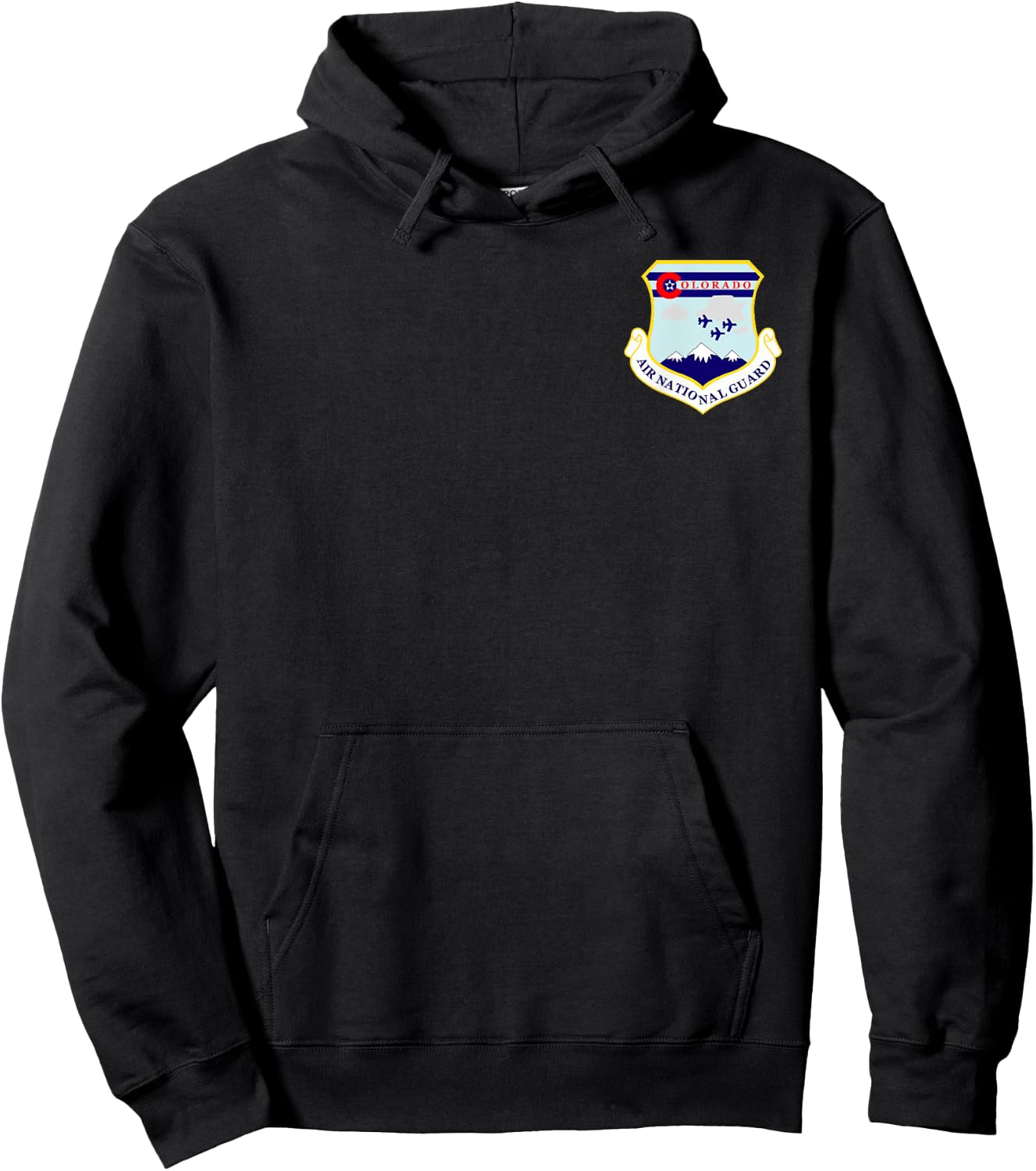 Colorado Air National Guard Military Veteran State Hoodie - Hoodie | Black