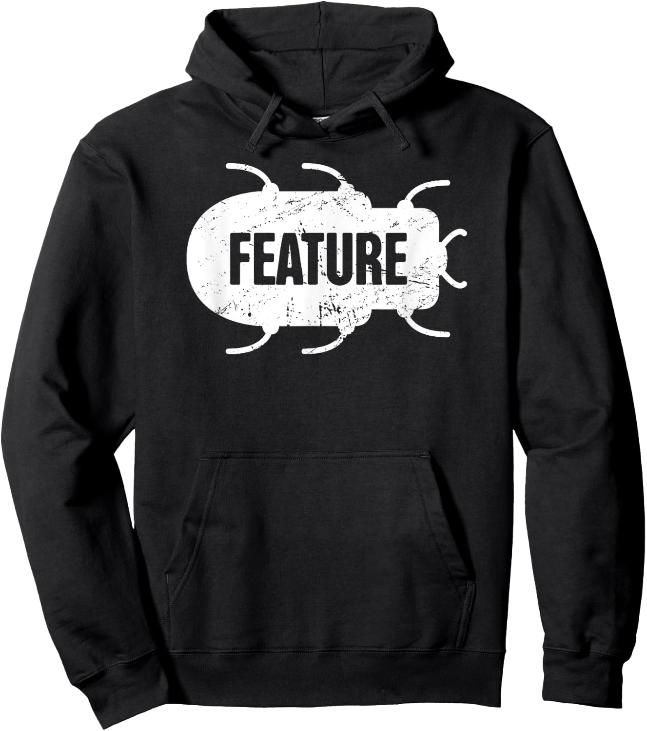 BUG | Distressed Software Engineer Hoodie - Hoodie | Black