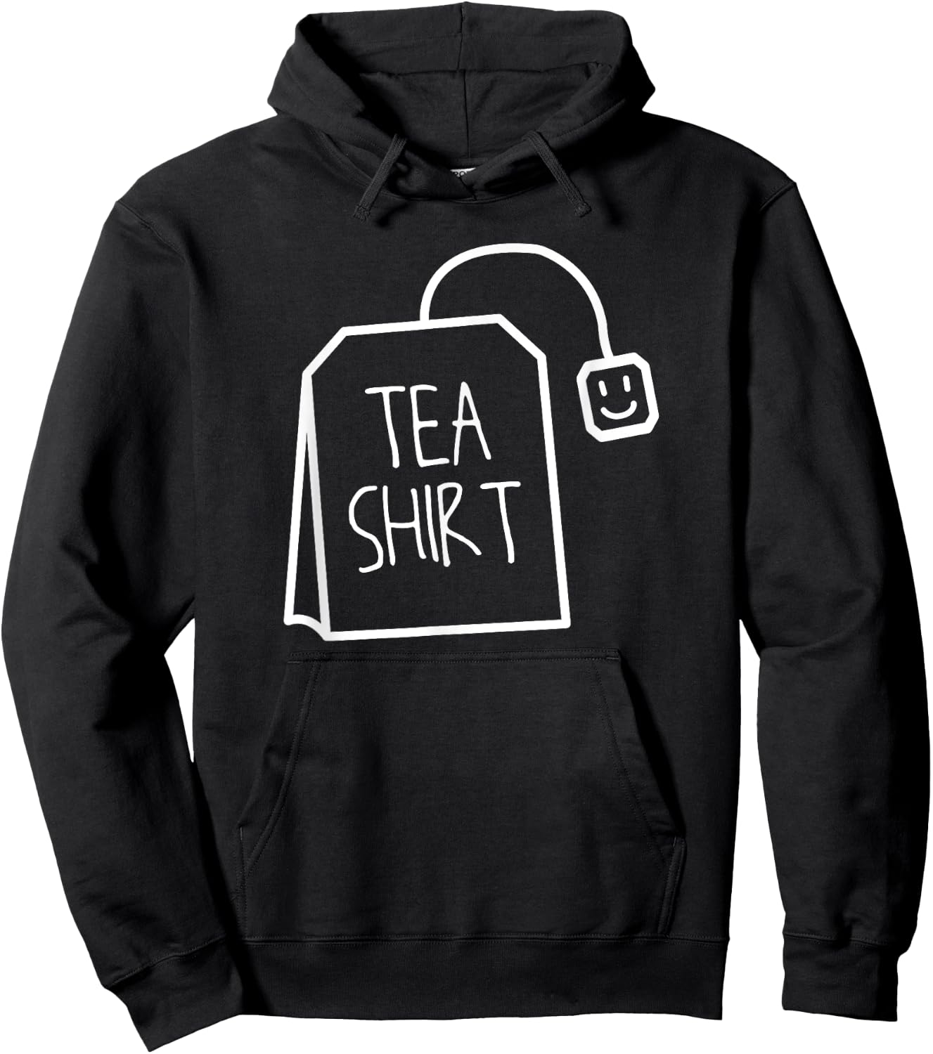 Tea Shirt Tea Bag Funny Cute Hoodie - Hoodie | Black