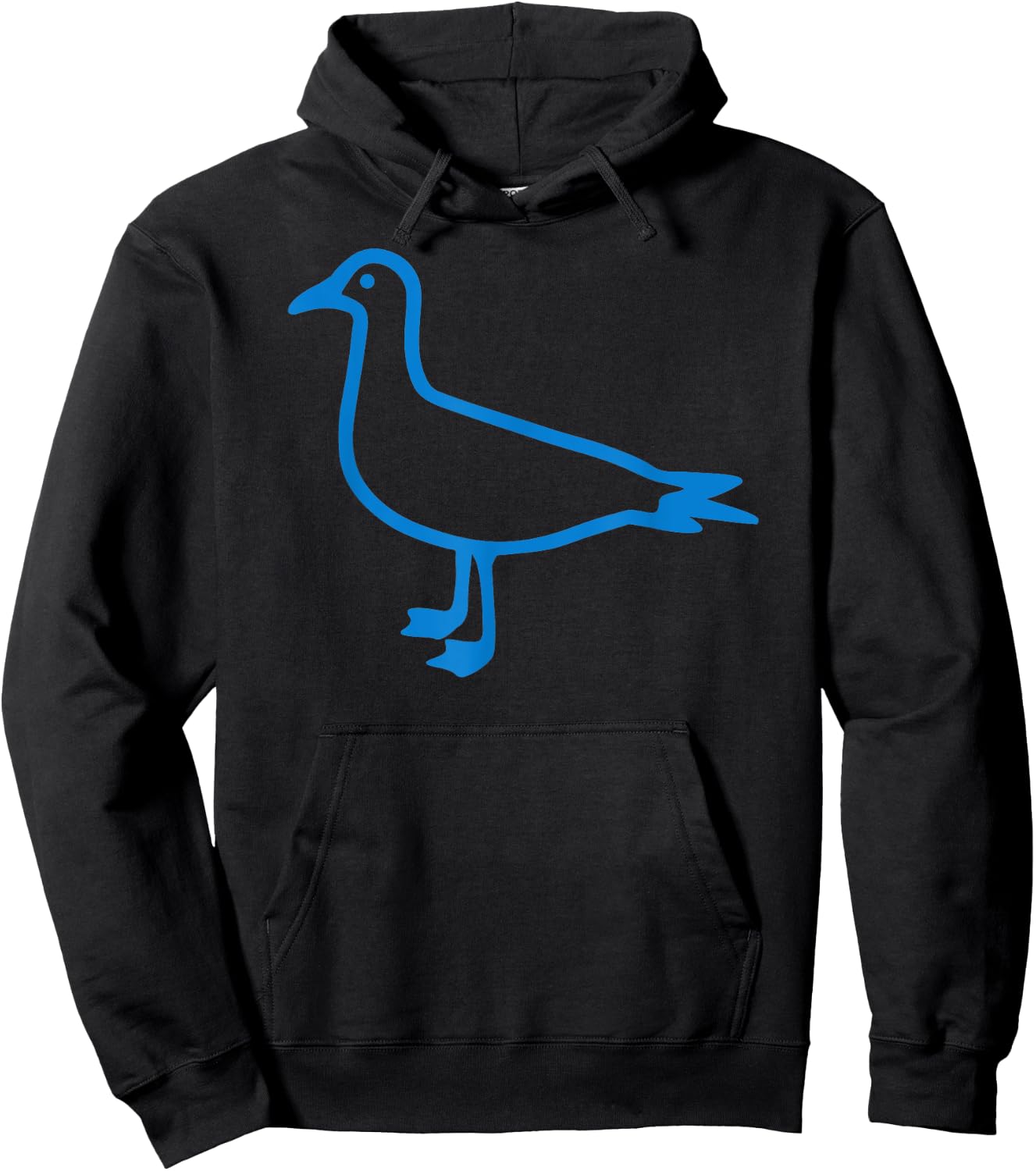Blue seagull Hoodie - Hoodie | Black