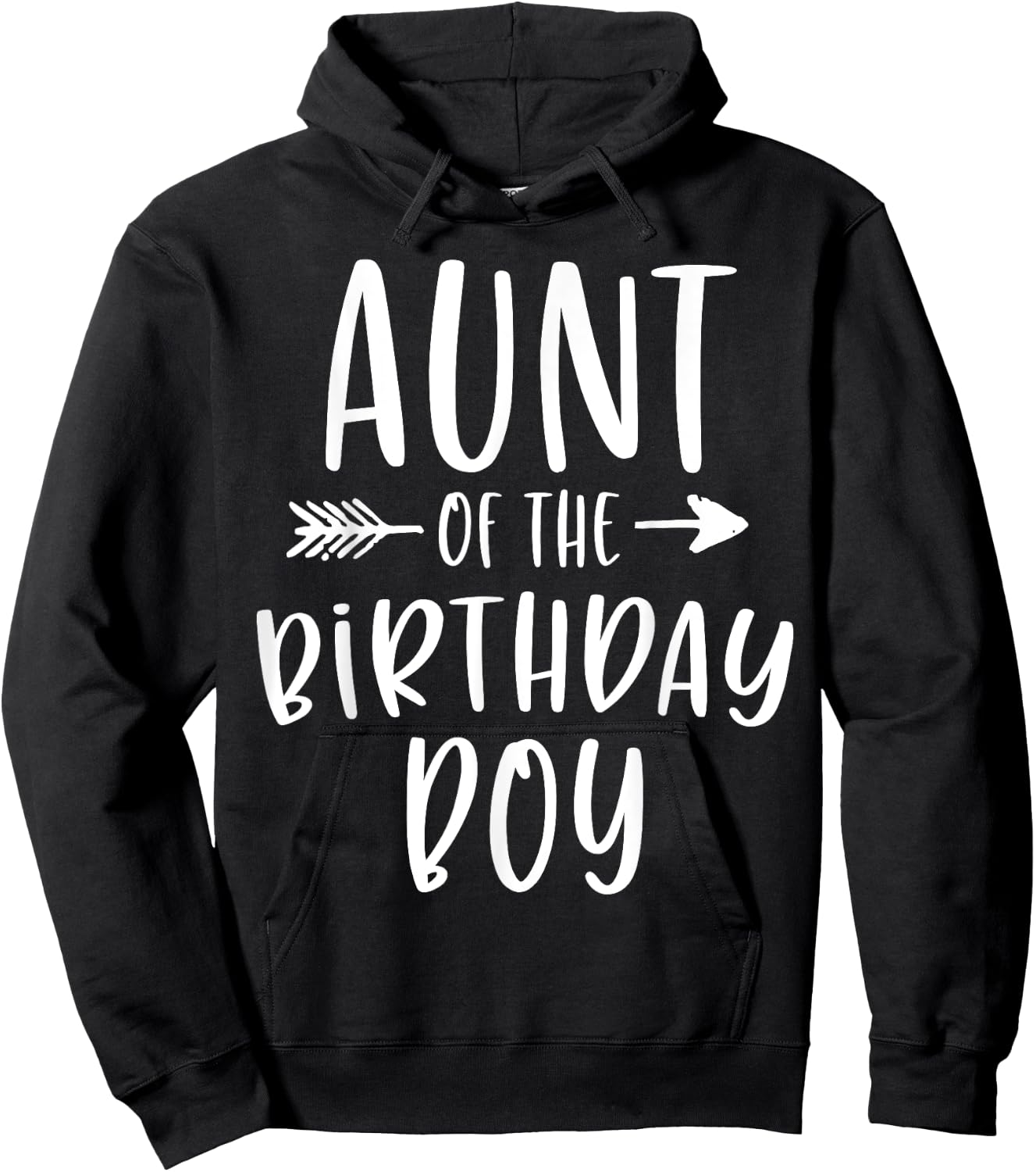 Aunt of the Birthday Boy Auntie And Nephew Bday Party Hoodie - Hoodie | Black