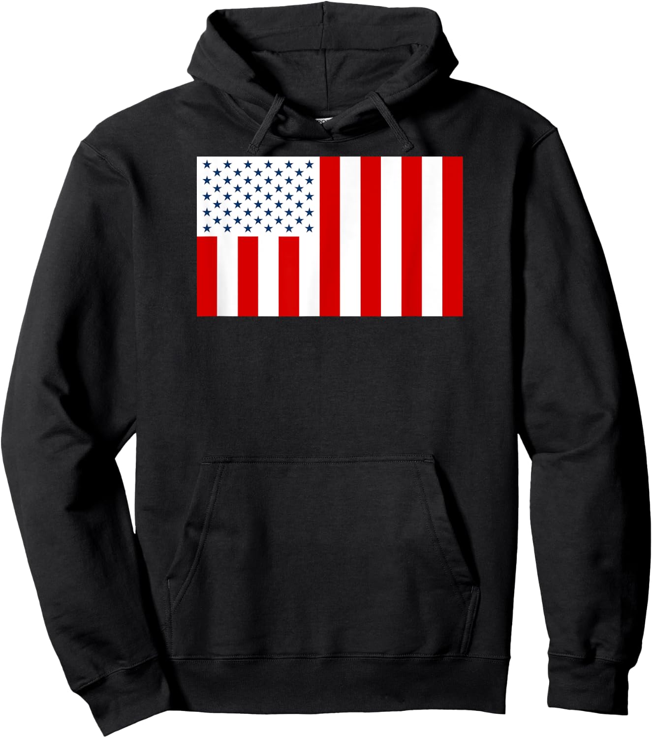 Us American Civil Flag of Peace Hoodie - Hoodie | Black