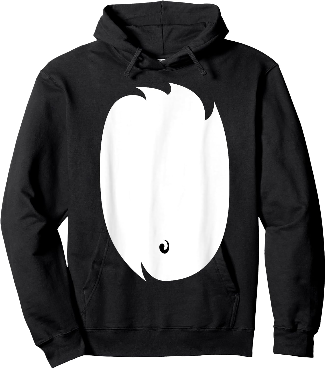 Skunk or Cat Halloween Costume Shirt Hoodie - Hoodie | Black