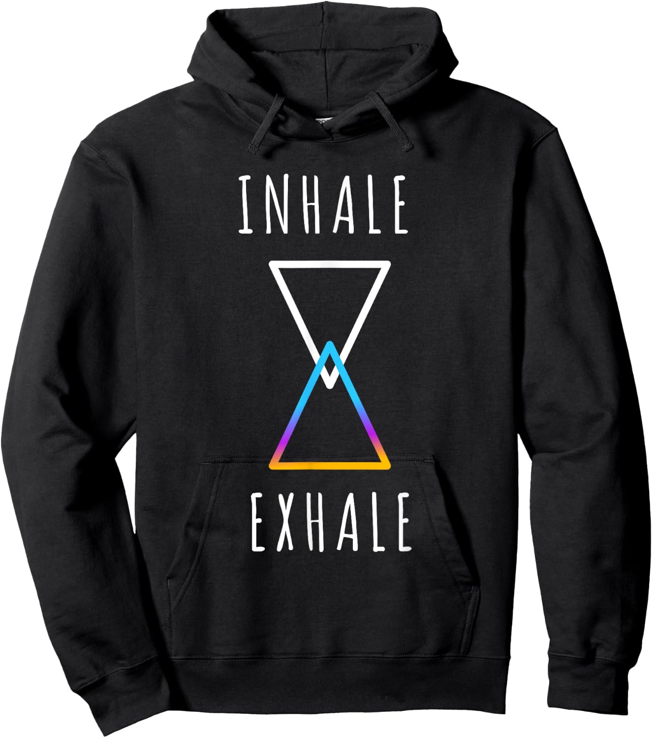 Yoga Training Deep Breathing Meditation Mindfulness Nature Hoodie - Hoodie | Black