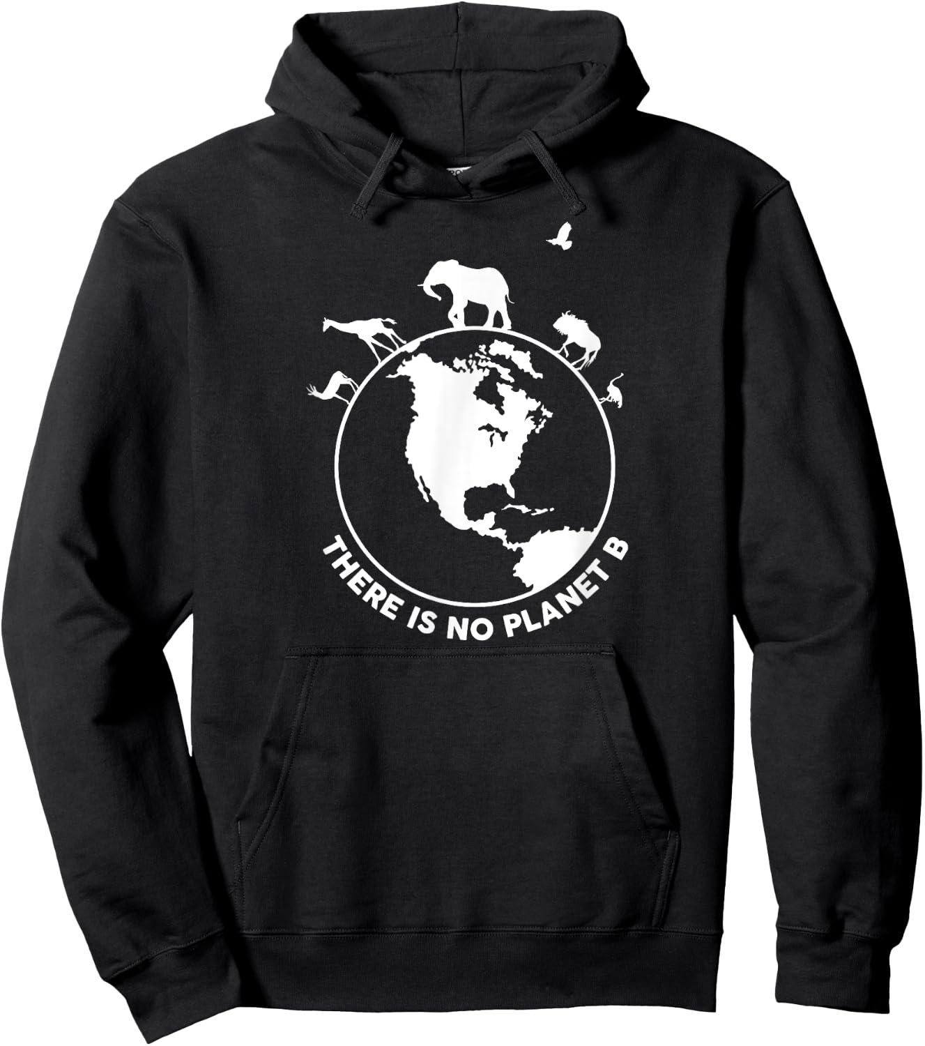 There Is No Planet B Wild Animals Hoodie - Hoodie | Black