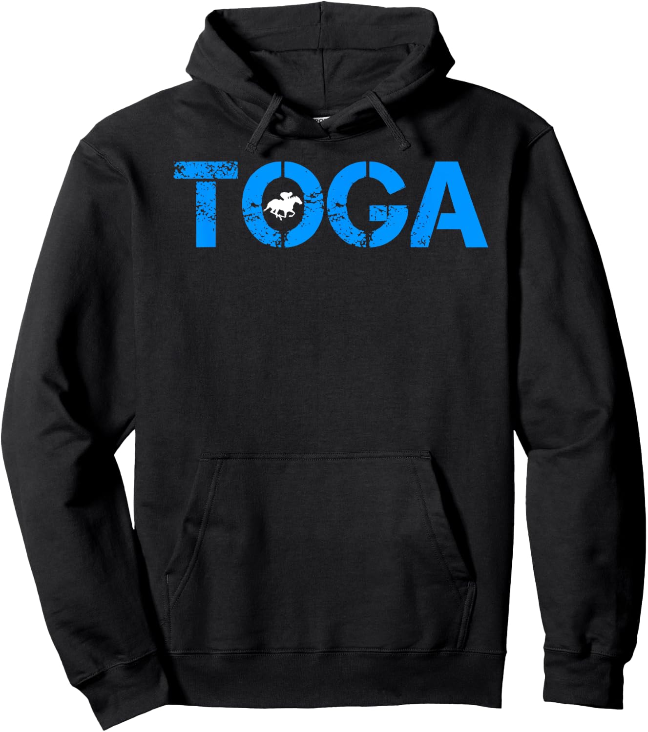 Toga Saratoga Springs Horse Racing Hoodie - Hoodie | Black