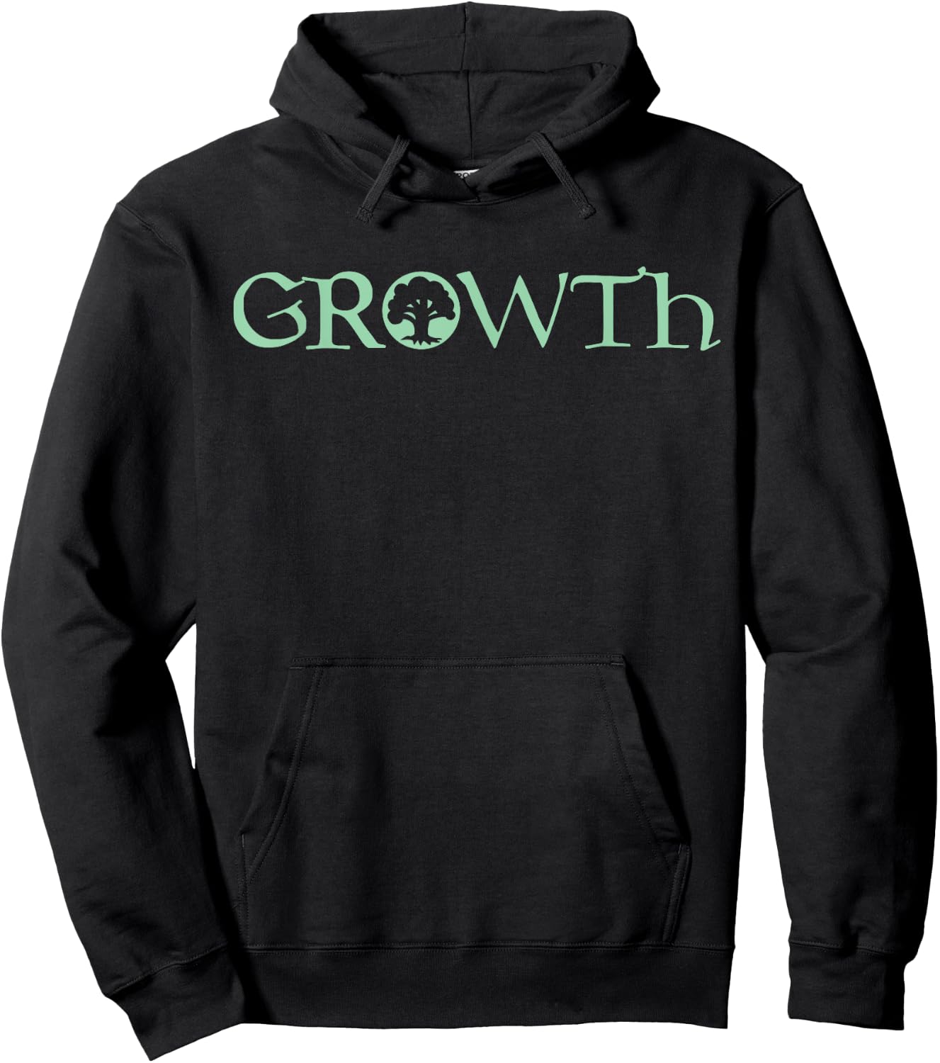 GROWTH | Green Magic | Mana Symbol Hoodie - Hoodie | Black