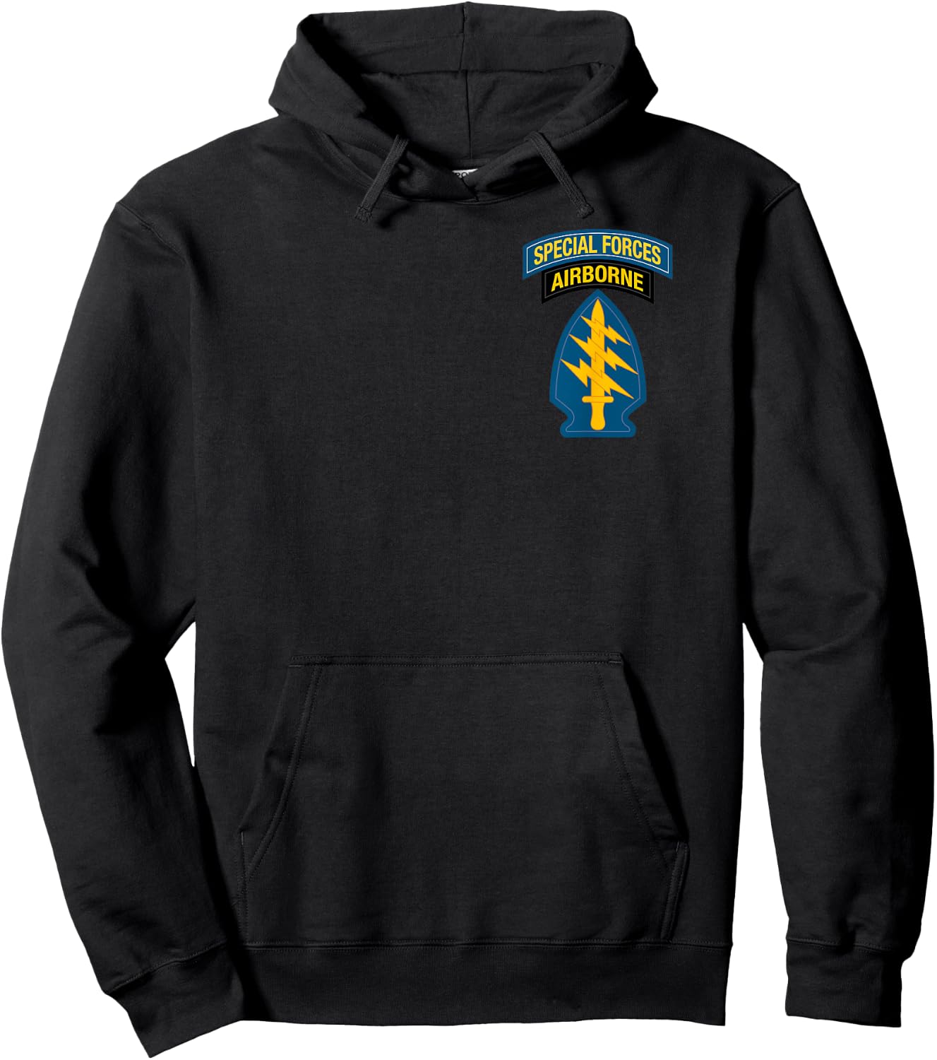 Special Forces Shirt - SF Green Beret Shirt - 1.5x - Classic Hoodie - Hoodie | Black