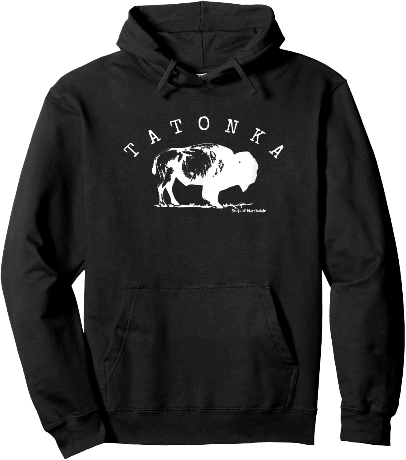 Tatonka American Buffalo T Shirt Hoodie - Hoodie | Black