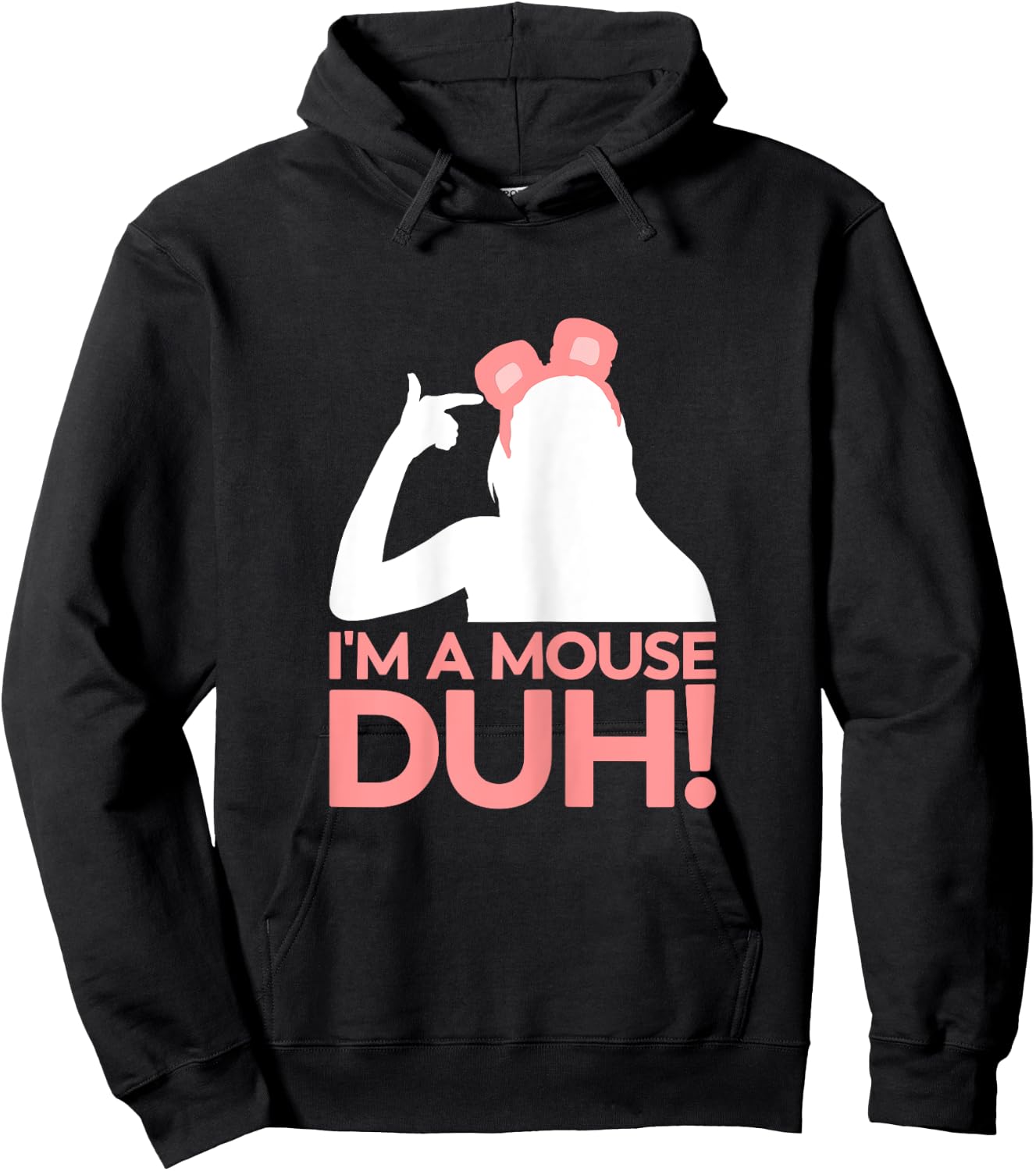 Halloween: I'm A Mouse Duh Hoodie - Hoodie | Black