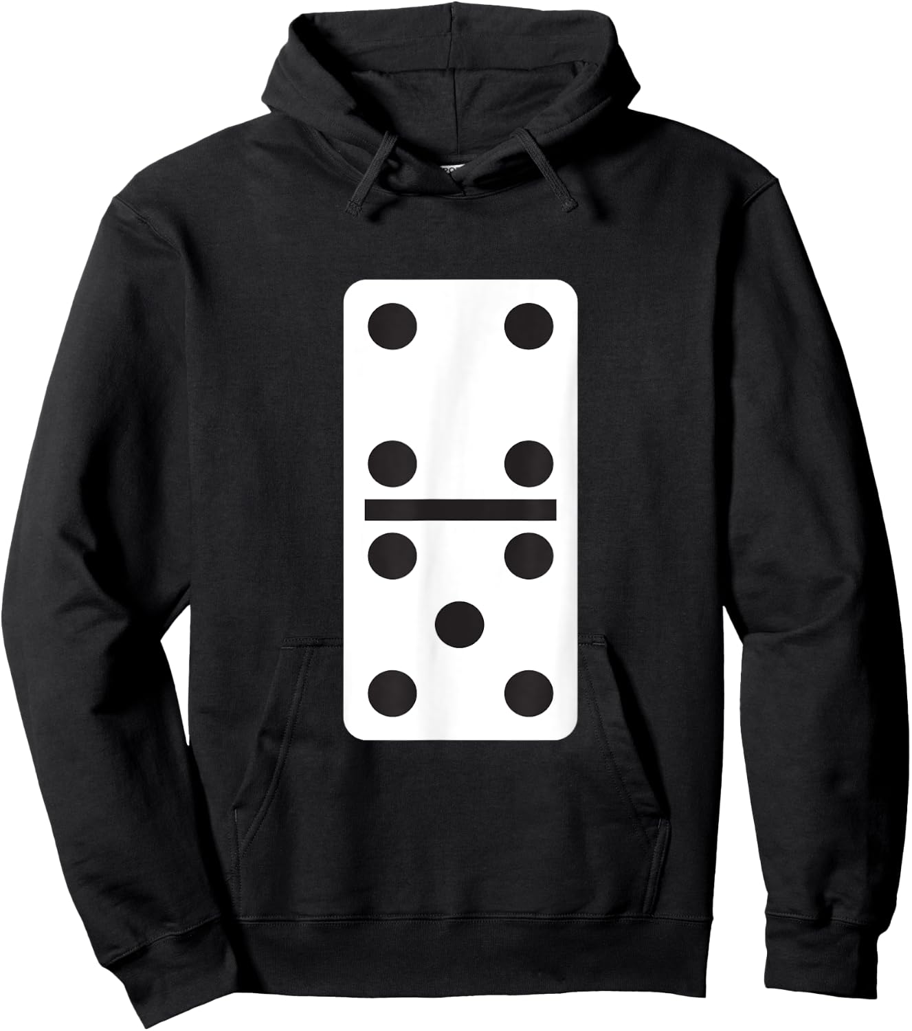 Four Five Dominoes Halloween Costume Domino Game Hoodie - Hoodie | Black