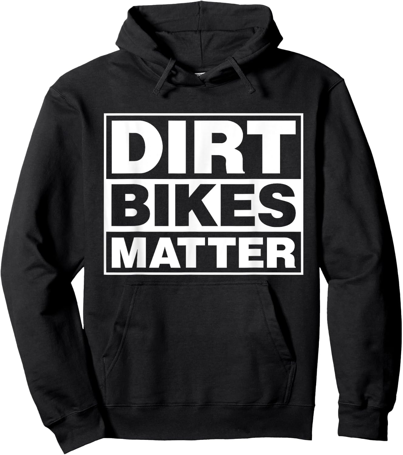 Dirt Bikes Matter -Motocross racer Gift Hoodie - Hoodie | Black