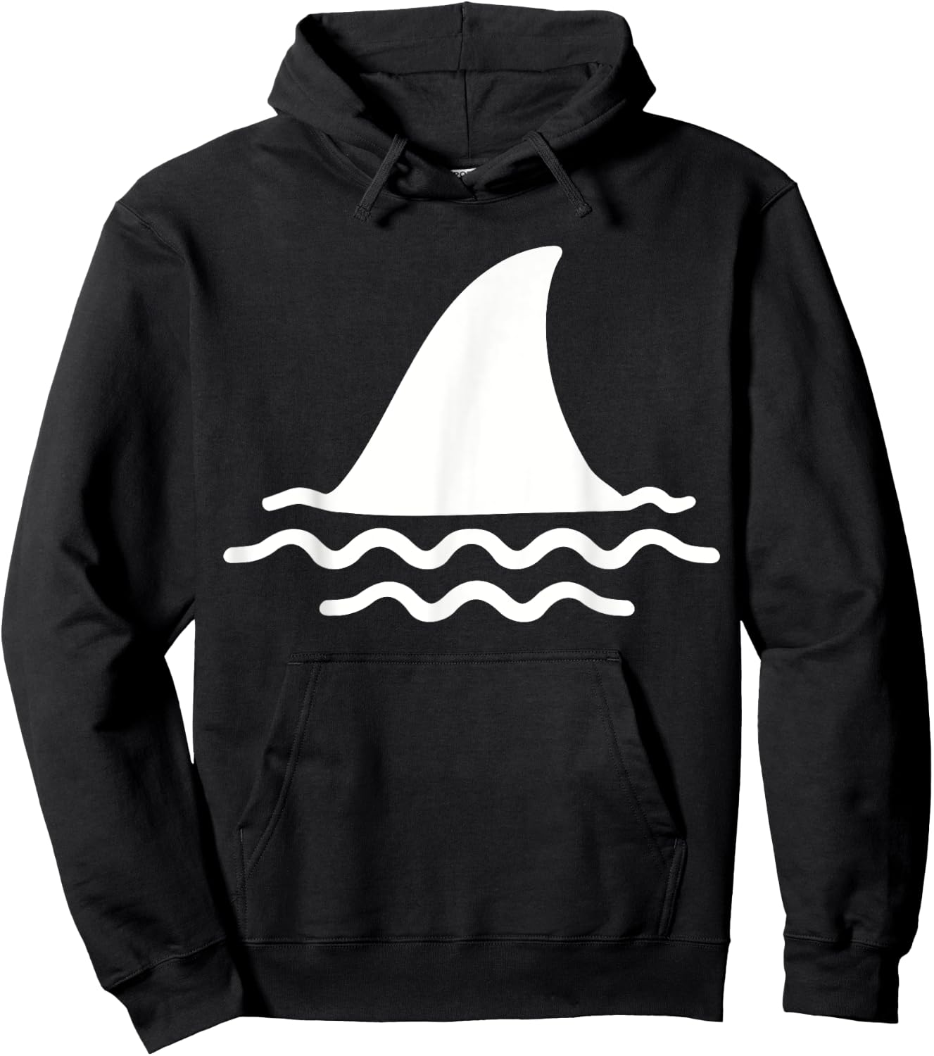 Shark fin Hoodie - Hoodie | Black