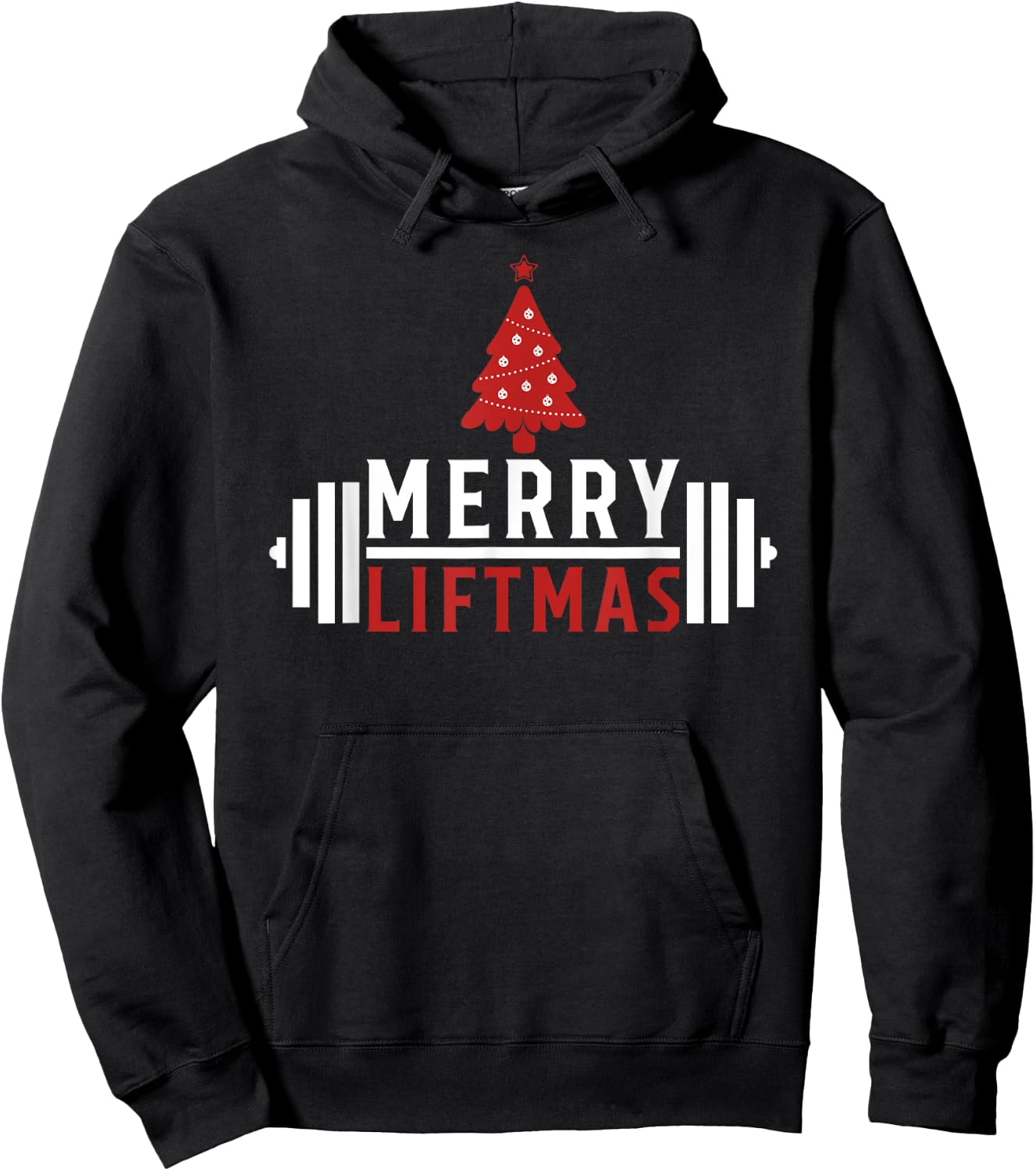 Funny Weightlifting - Weight Lifters Merry Liftmas Christmas Hoodie - Hoodie | Black