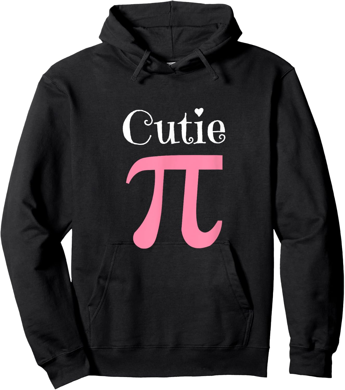 Funny Pi Symbol Shirt Cutie Pie National Pi Day Gift Hoodie - Hoodie | Black