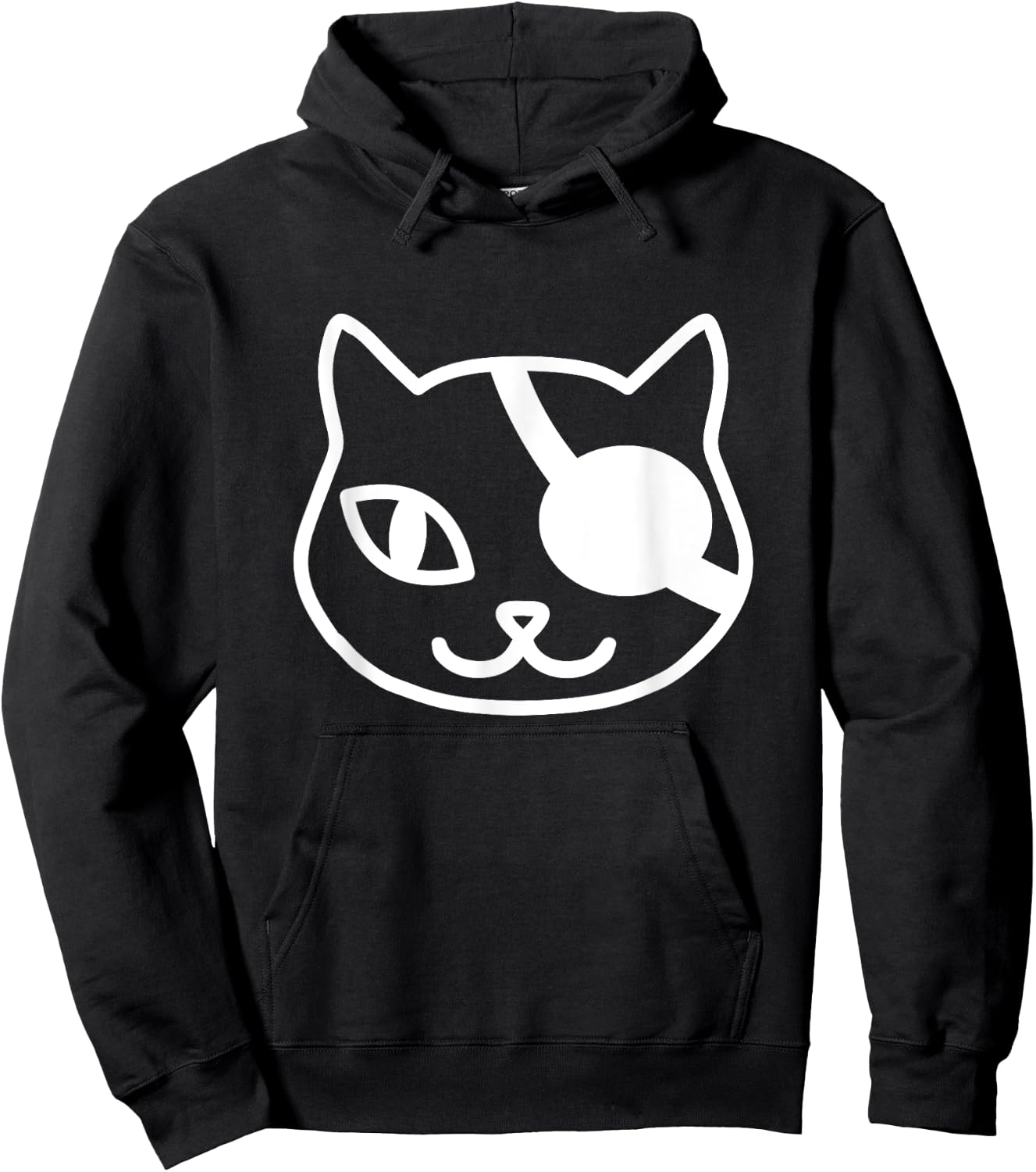 Cute Pirate Cat For Cat Lover Eye Patch Kitten Hoodie - Hoodie | Black
