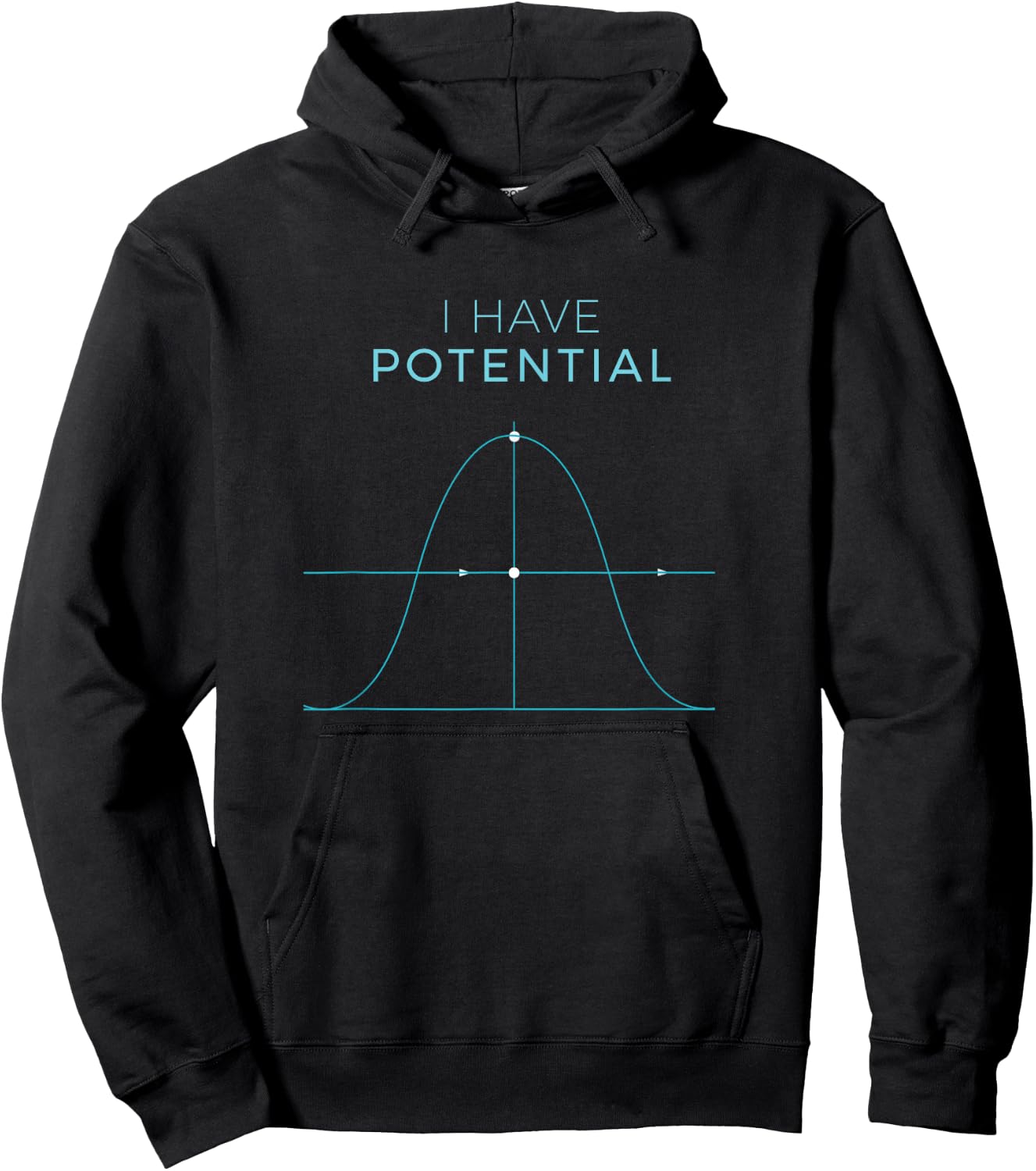 I Have Potential Energy, Funny Physics Nerd Gift Hoodie - Hoodie | Black