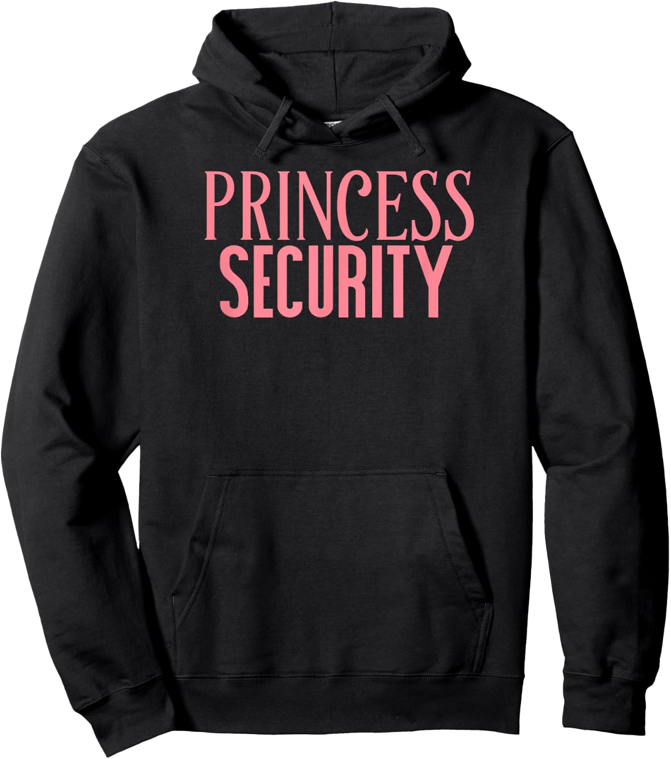 Princess Security Funny Halloween Parent Costume Hoodie - Hoodie | Black