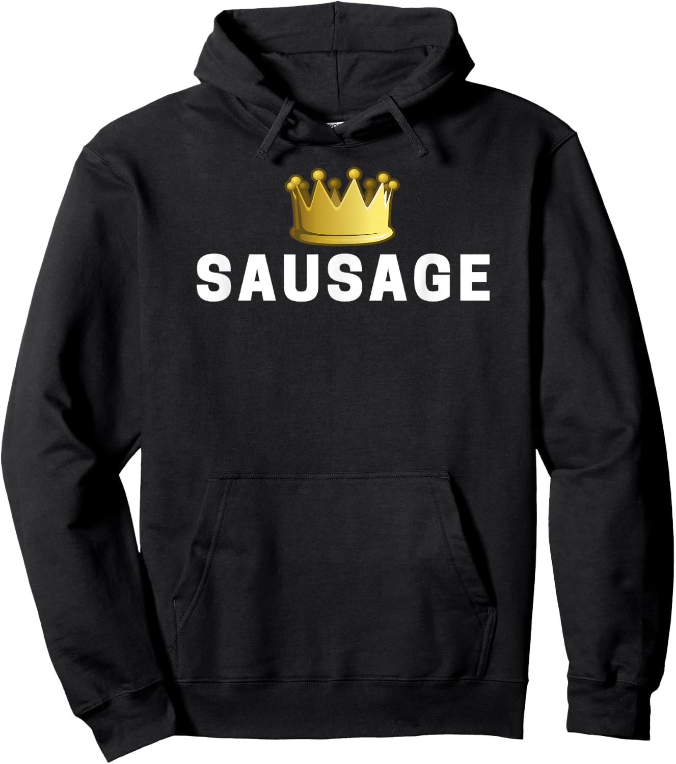 Sausage King Funny Hoodie - Hoodie | Black