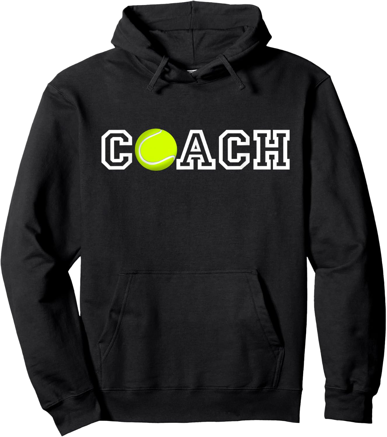 Tennis Coach T Shirt - Appreciation Gift Coaches Hoodie - Hoodie | Black