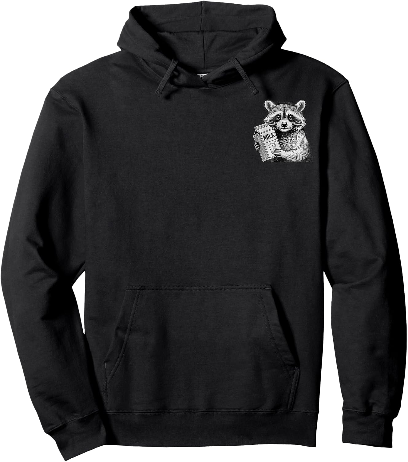 Just A Dad Who Always Came Back With The Milk 2 Side Hoodie - Hoodie | Black