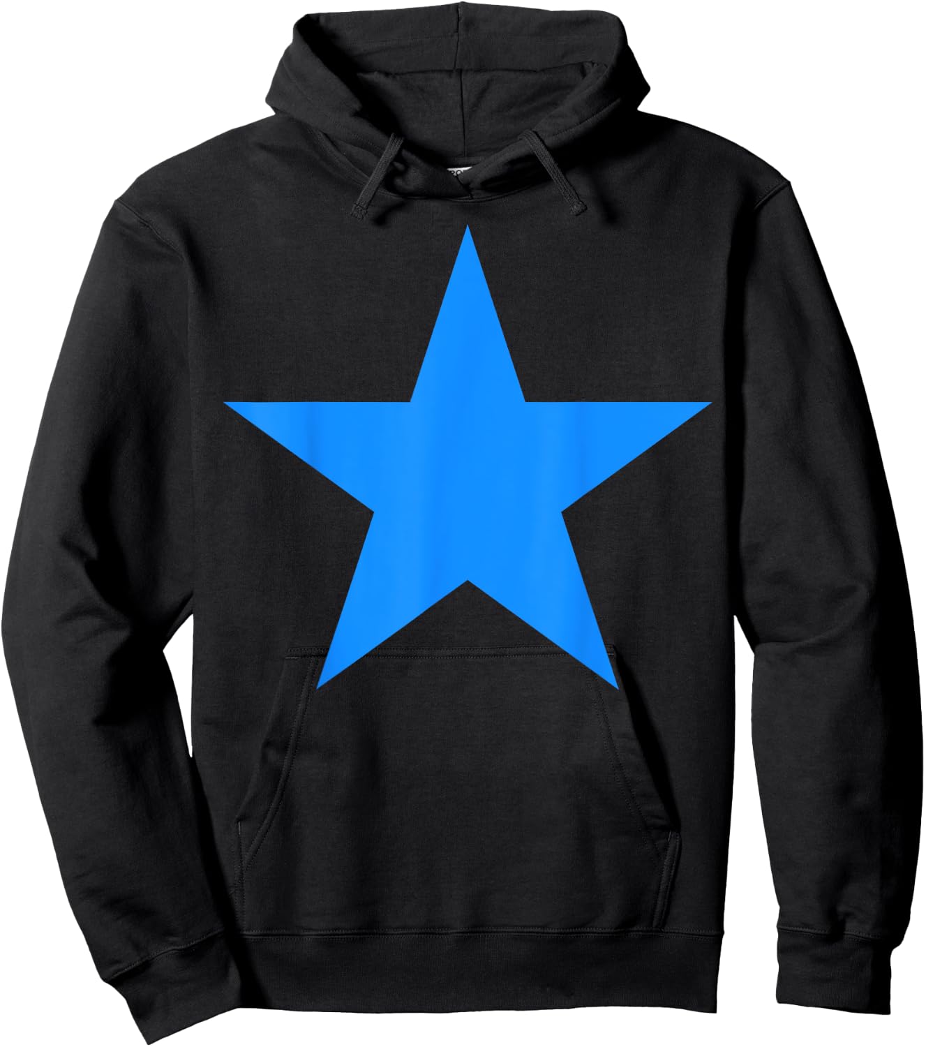 Dodger Blue Star - Dodger Blue Star Shirt Hoodie - Hoodie | Black
