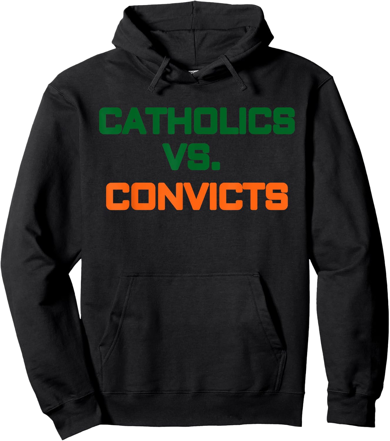 Catholics vs Convicts 1988 Shirt Vintage Football Fan Gift Hoodie - Hoodie | Black
