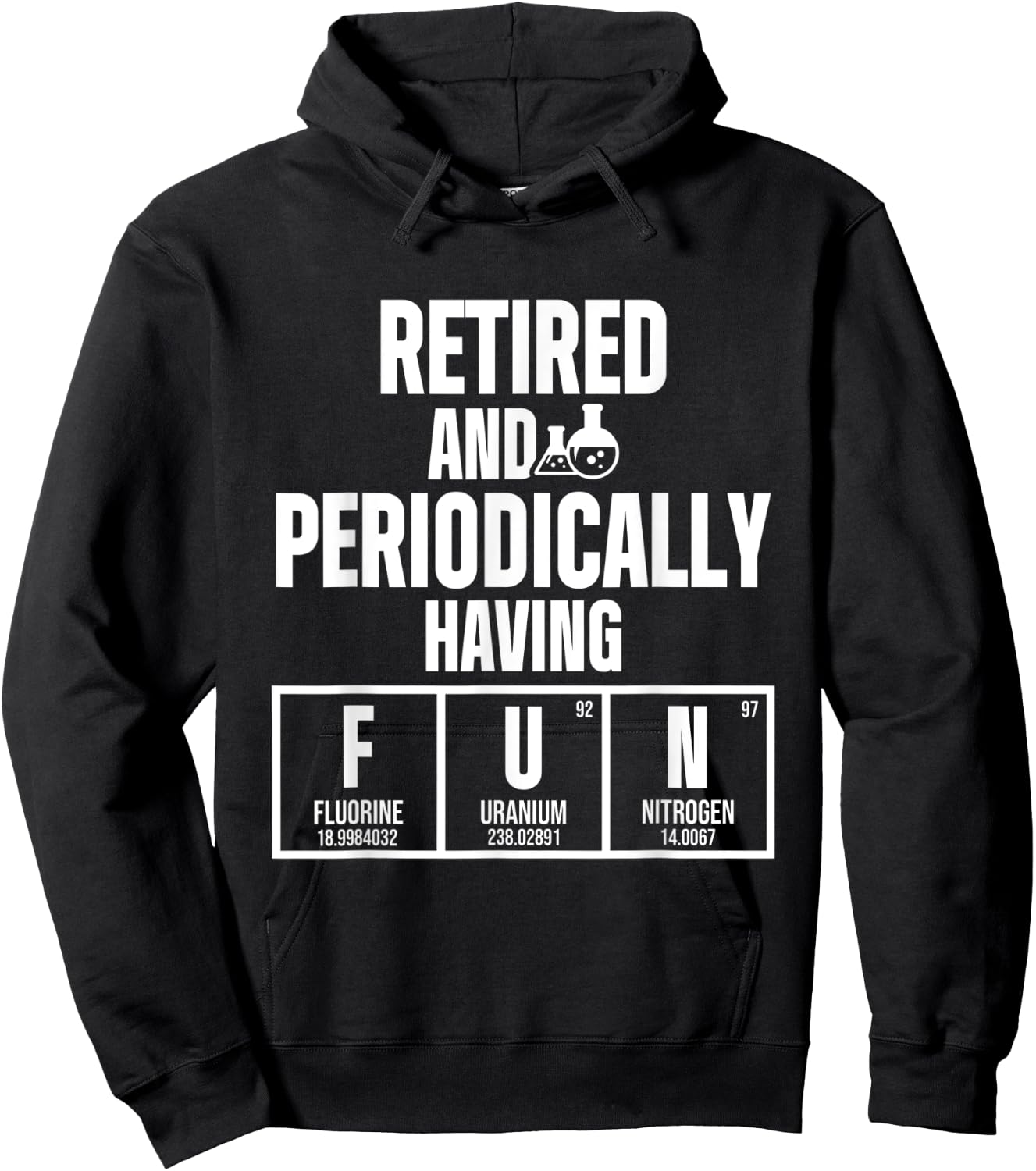 Chemical Engineer Retired Retirement Fun Engineering Gifts Hoodie - Hoodie | Black
