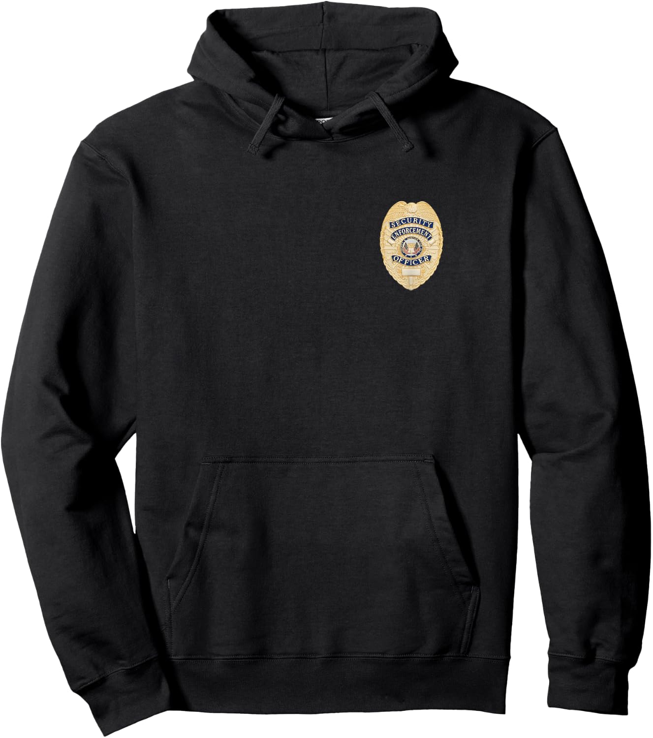 Security Officer Enforcement Badge Police Guards Duty Hoodie - Hoodie | Black