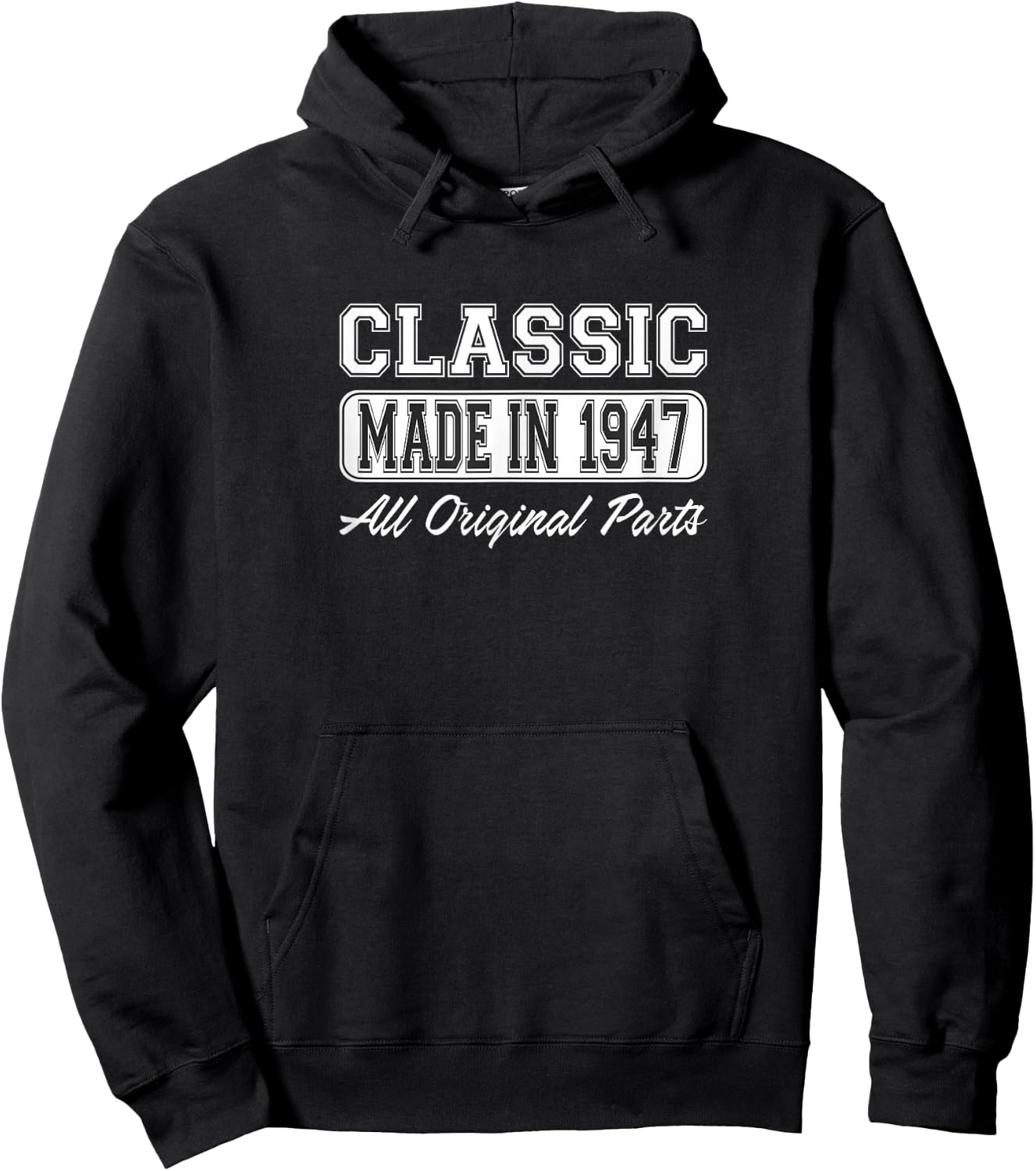 Classic - Made in 1947 - All Original Parts Hoodie - Hoodie | Black