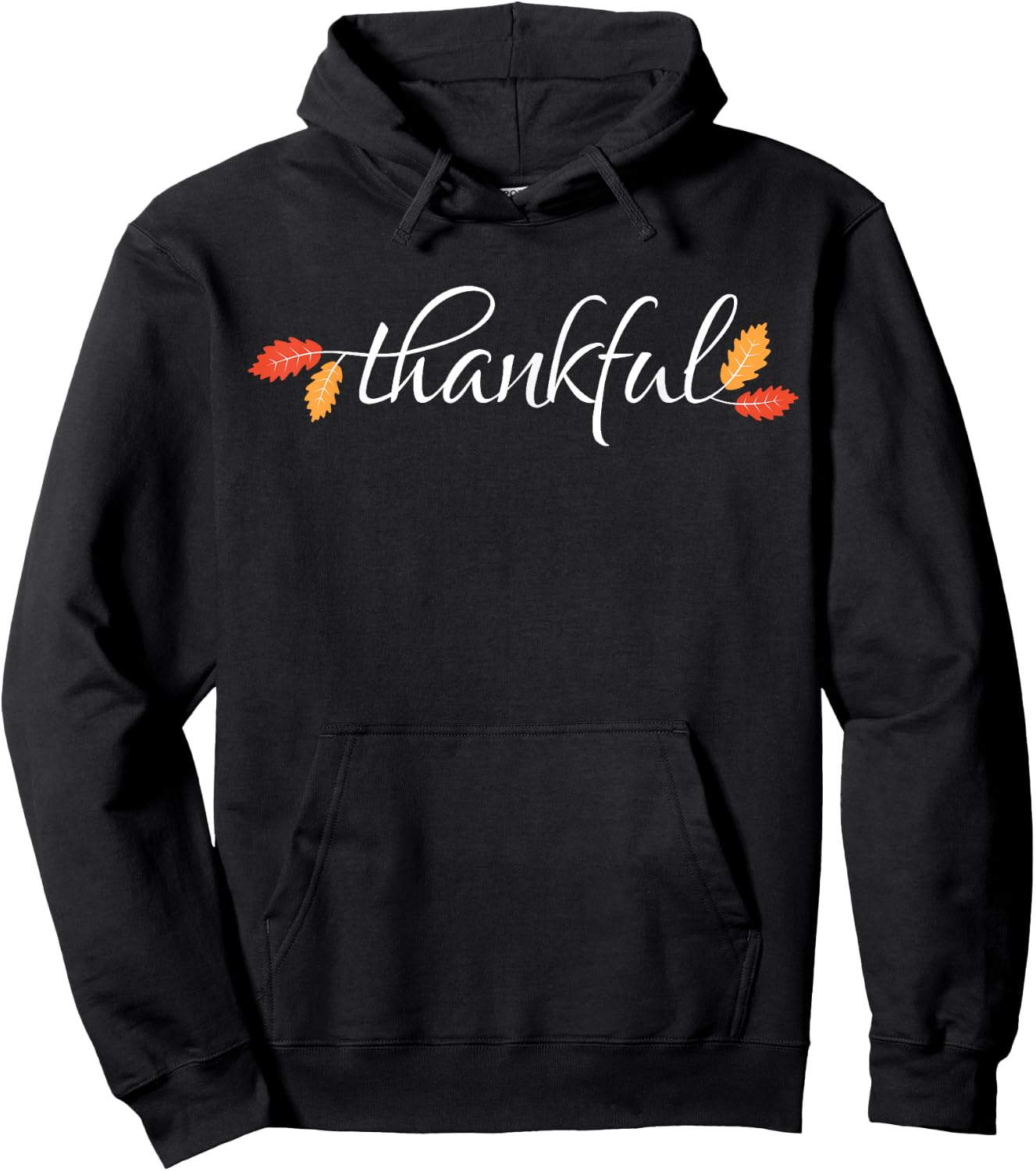 Thanksgiving Shirt Women Men Family Fall Graphic Thankful Hoodie - Hoodie | Black