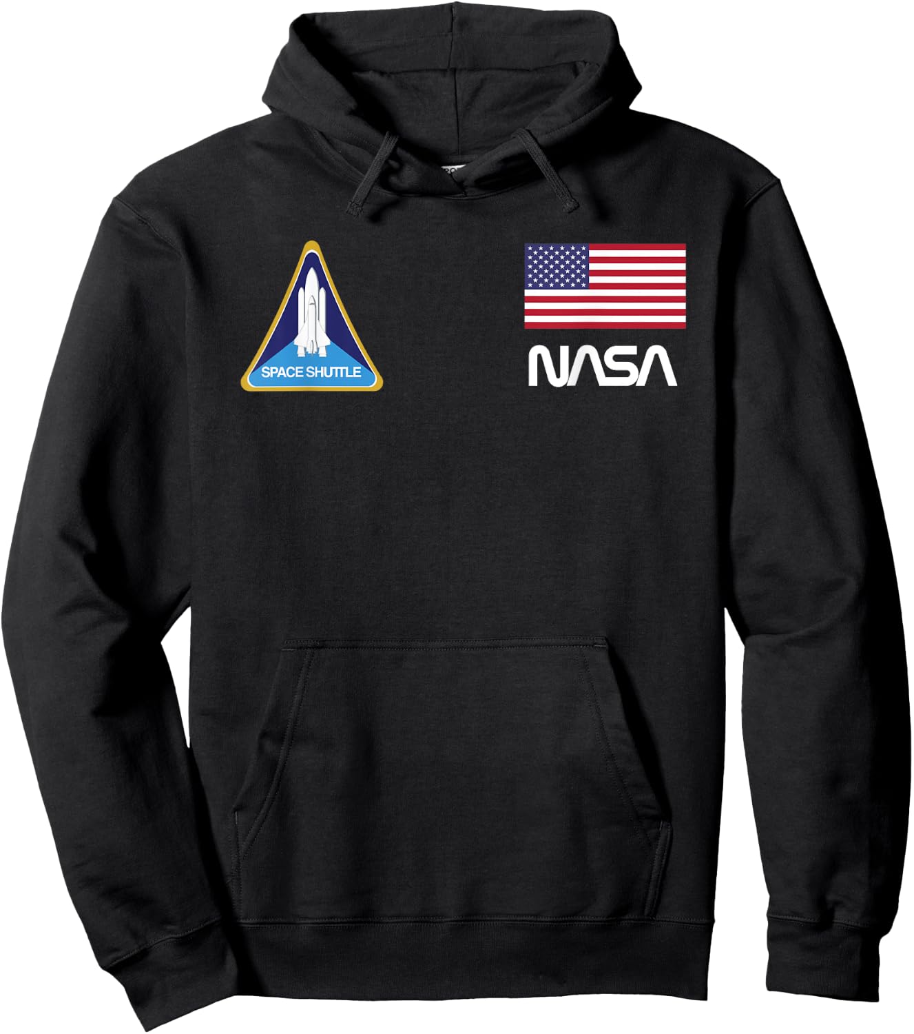 NASA Space Shuttle Challenger Crew Hoodie - Hoodie | Black