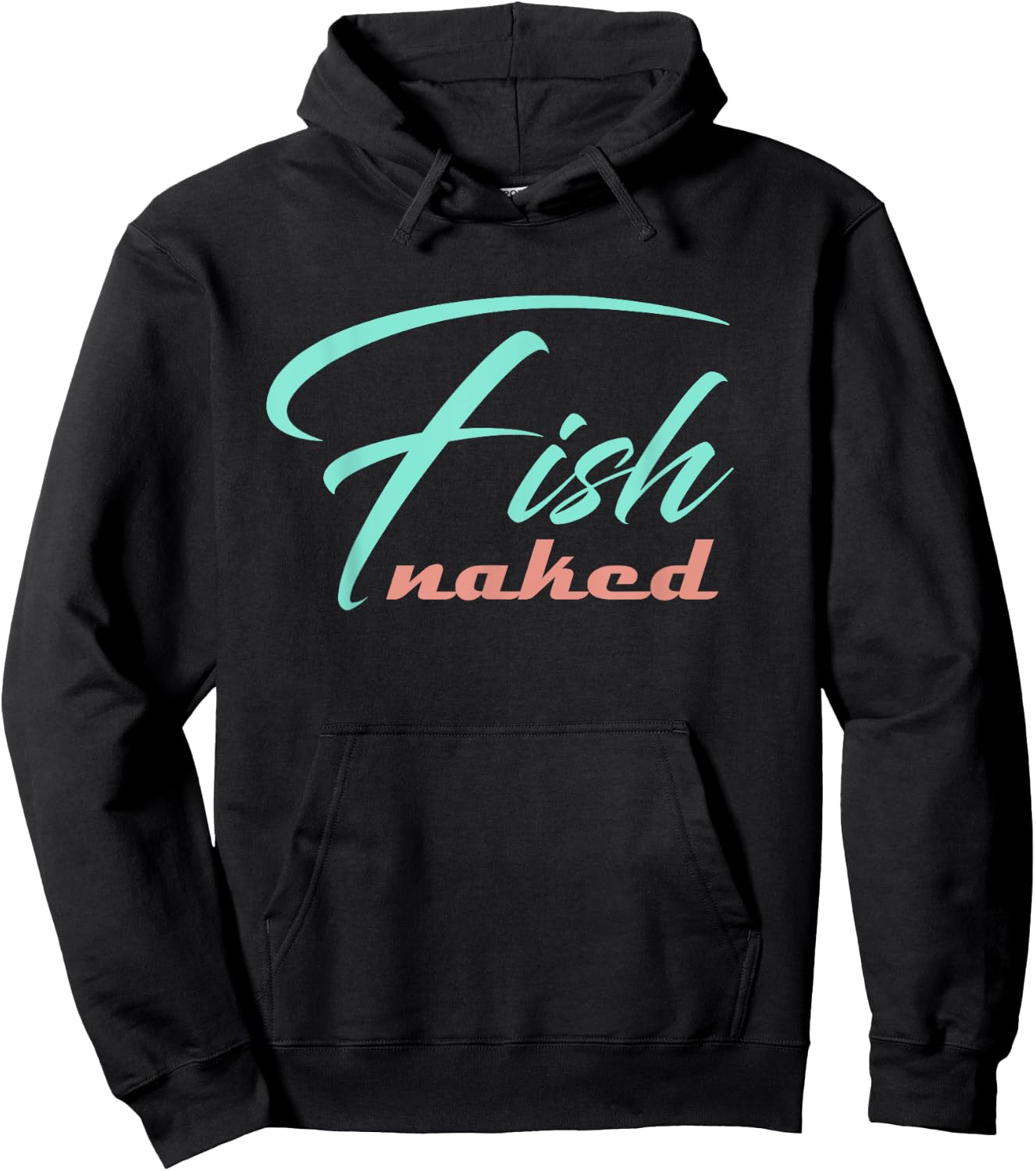 Fish Naked Hoodie - Hoodie | Black
