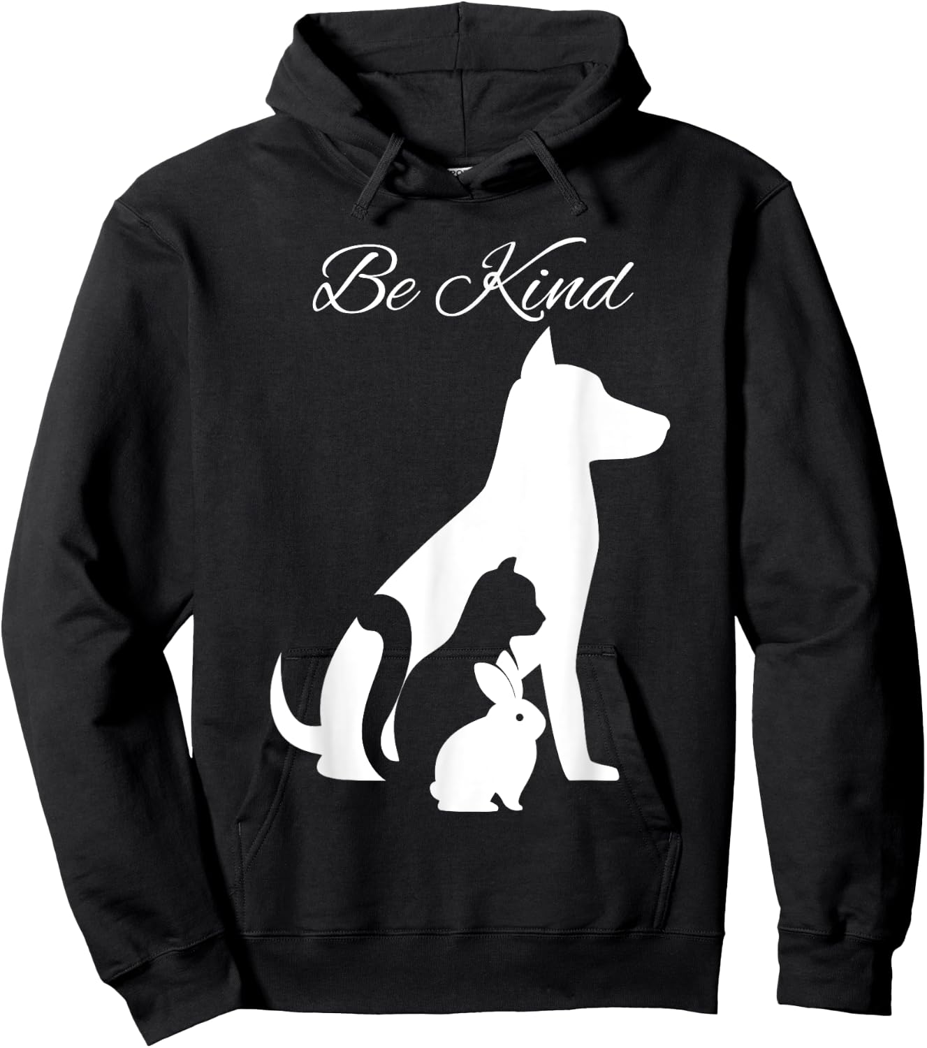 BE KIND TO ANIMALS SPREAD KINDNESS MATTERS NOT CRUELTY shirt Hoodie - Hoodie | Black