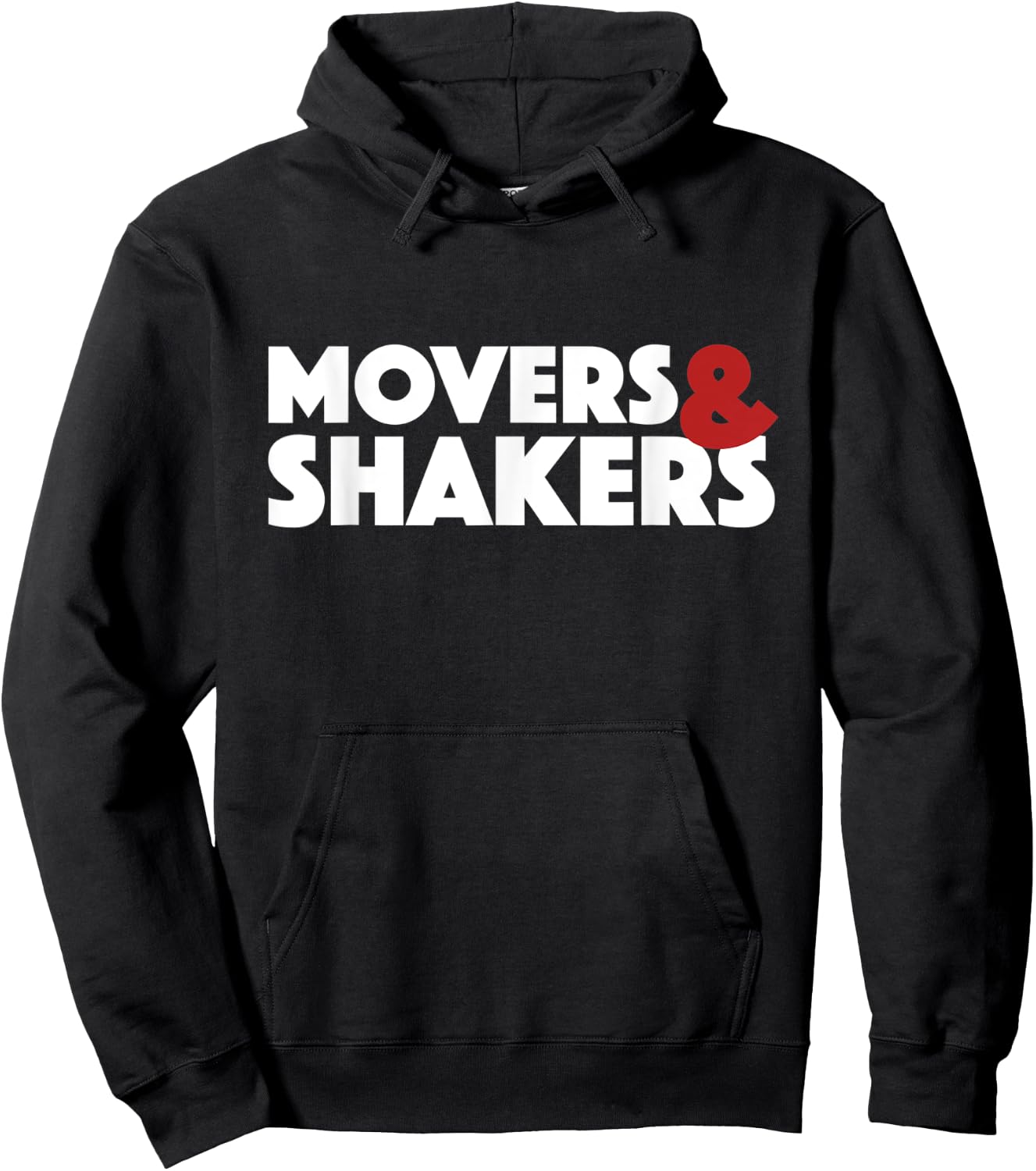 MOVERS & SHAKERS initiate change and influence events Hoodie - Hoodie | Black