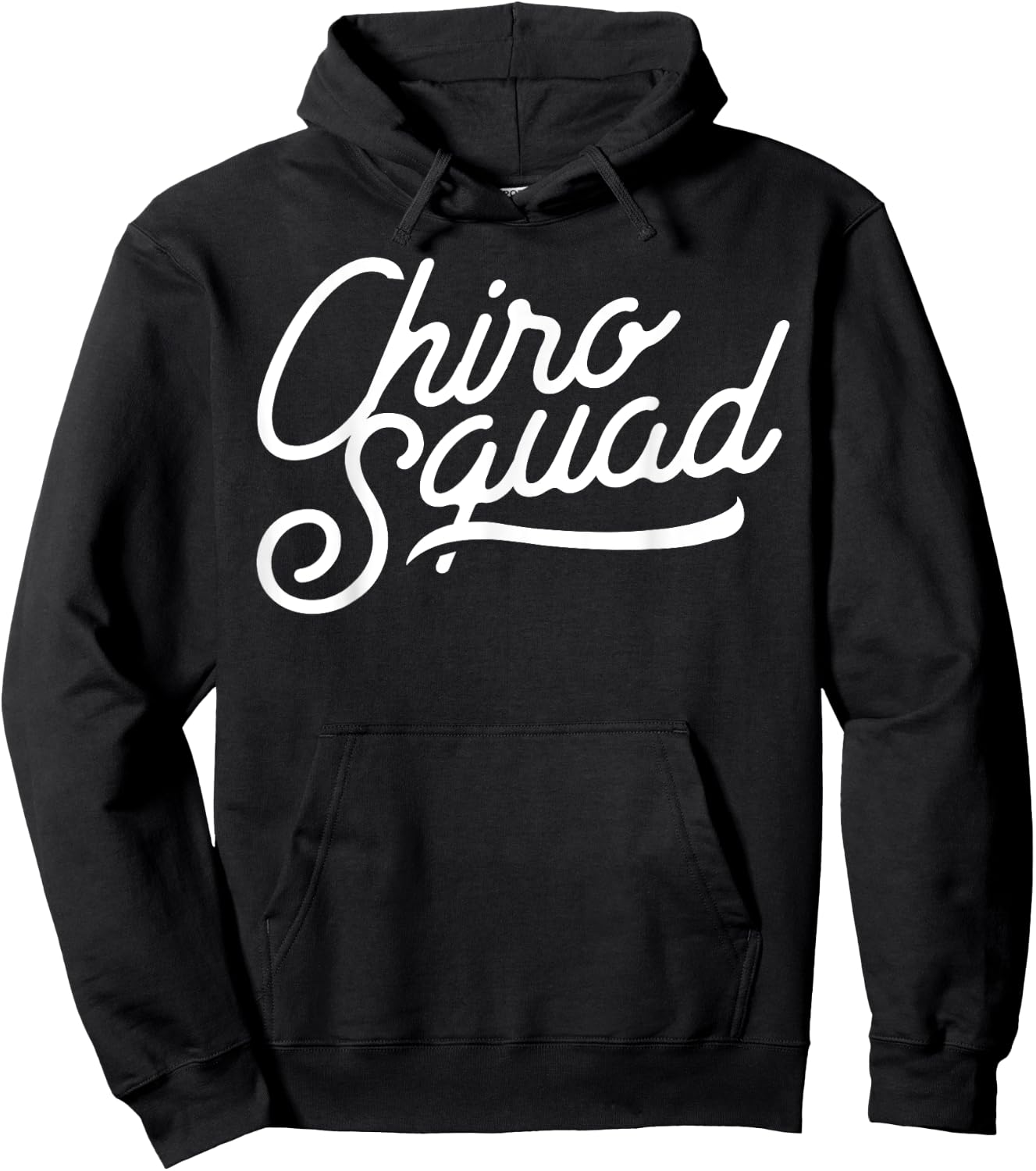 Chiro Squad Back Spine Subluxation Chiropractor Fun Print Hoodie - Hoodie | Black