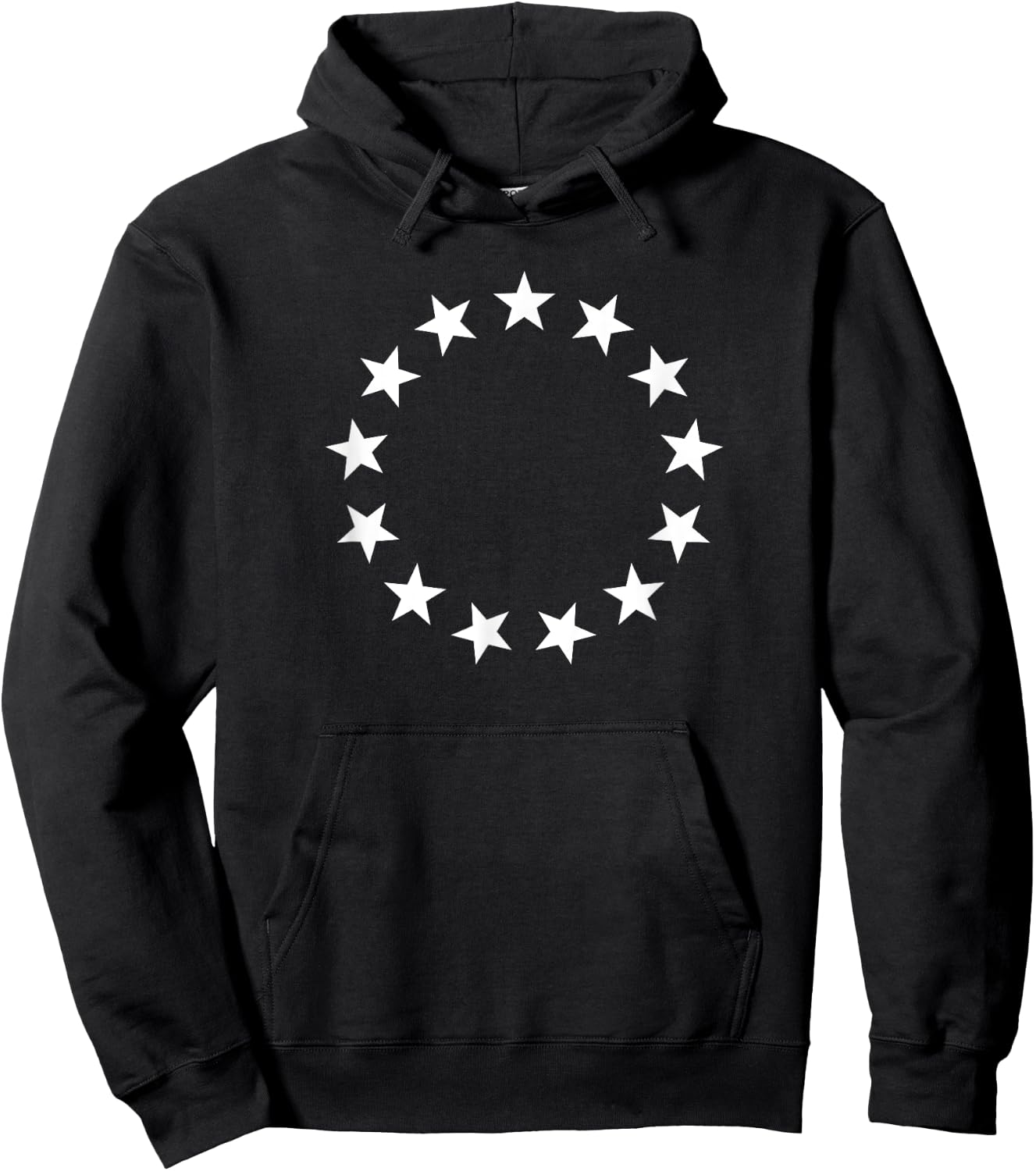 Colonies Stars | 1776 American Revolutionary War Hoodie - Hoodie | Black