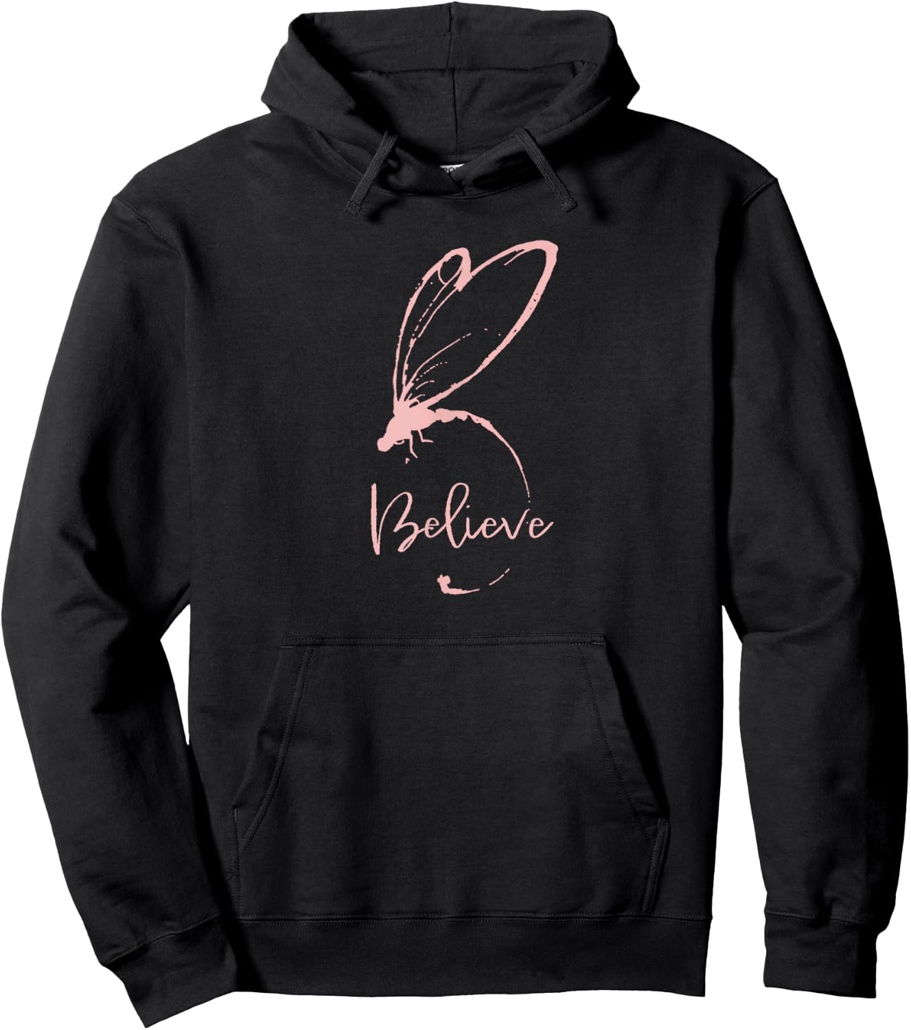 BELIEVE_pink, Cancer Awareness, Gryffin Graphix Hoodie - Hoodie | Black