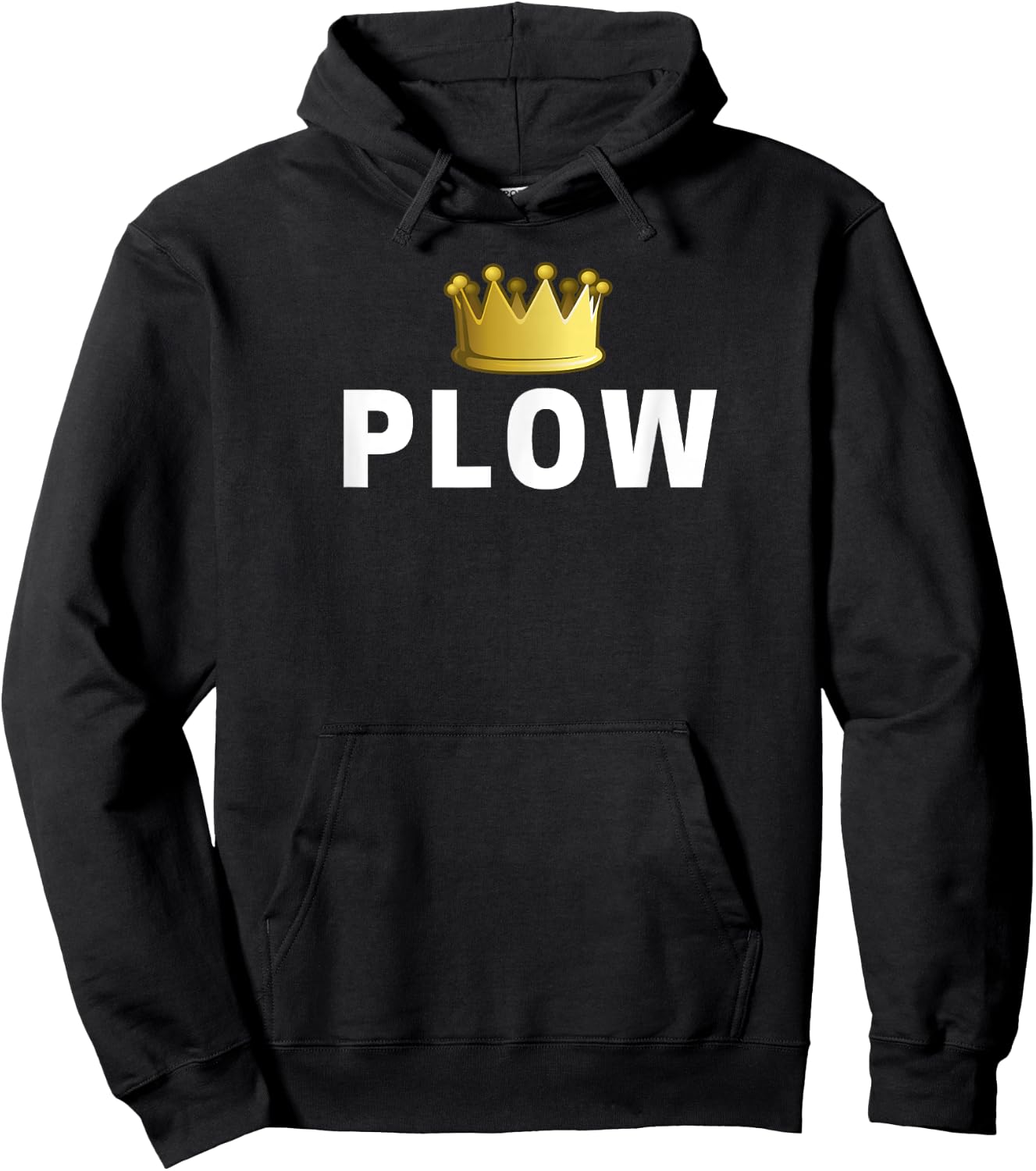 Plow King Funny Hoodie - Hoodie | Black