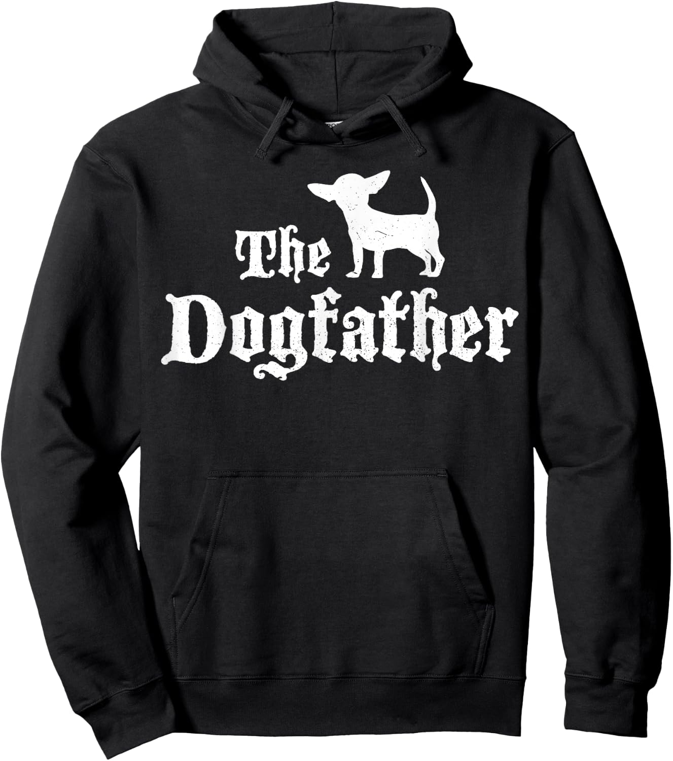 Chiweenie Dog , Funny Dogfather Design Men Women Hoodie - Hoodie | Black