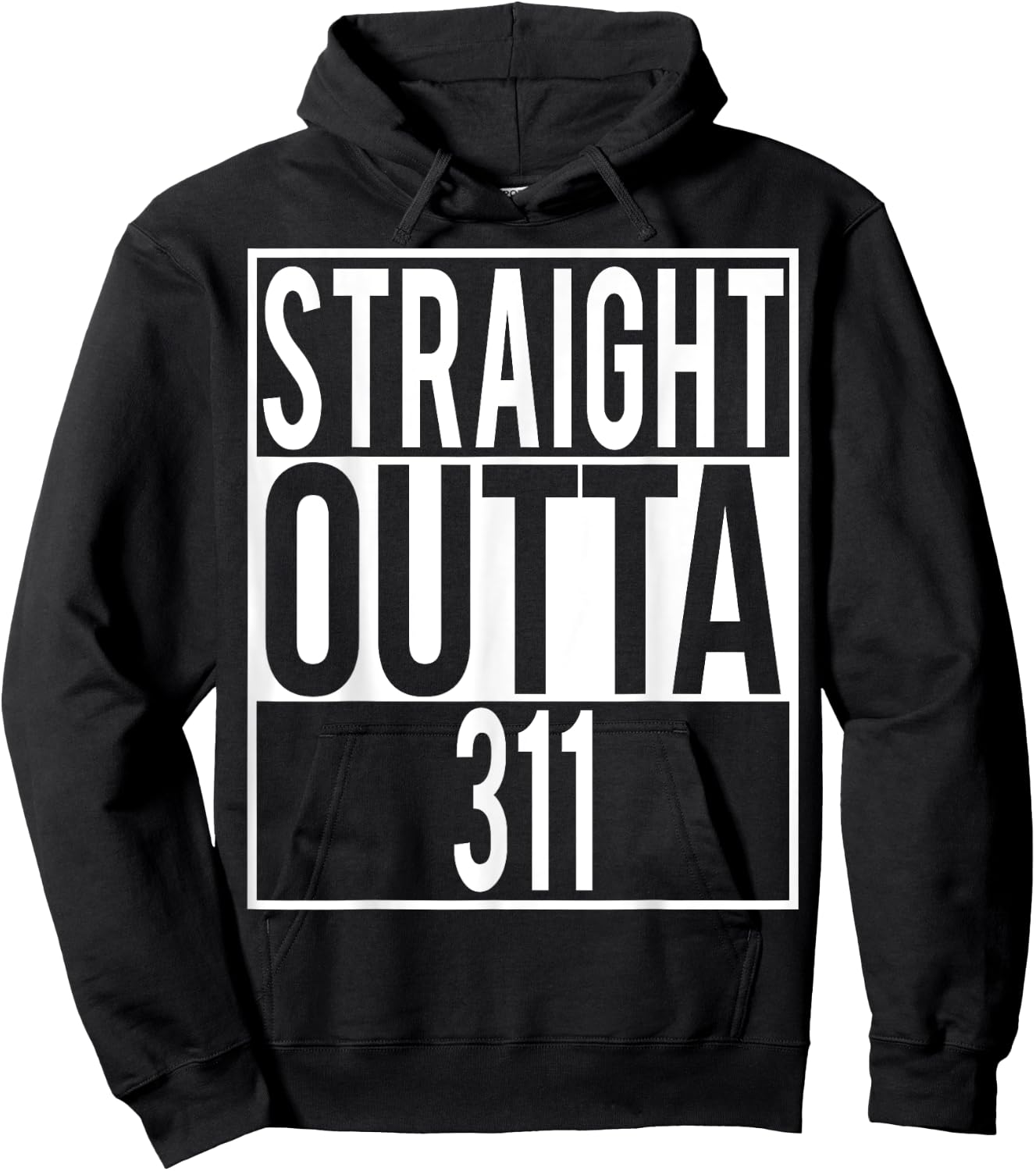Straight Outta 311 Shirt Hoodie - Hoodie | Black