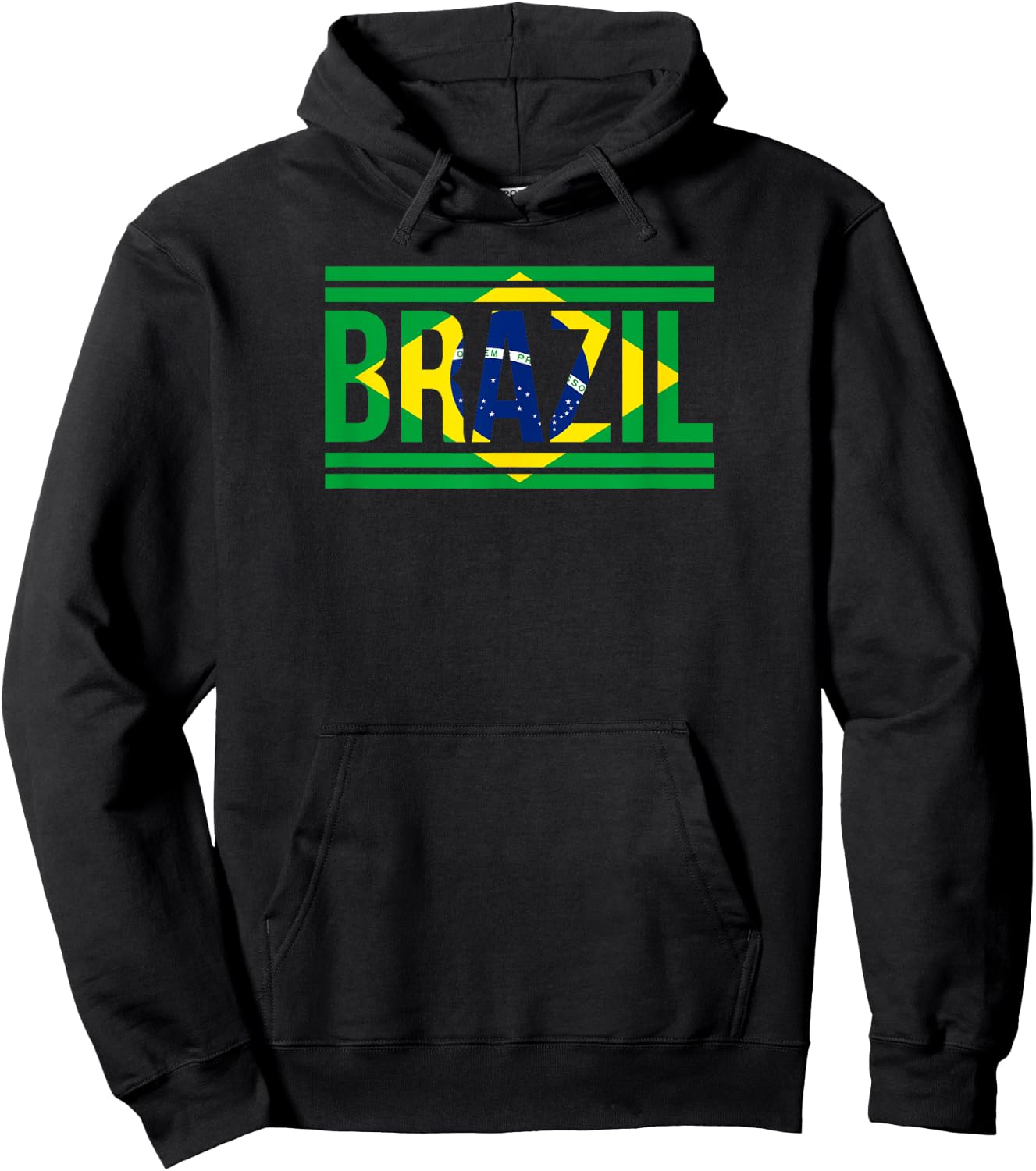 Brazil - Brazilian Flag Shirt | Sports Soccer Football Gift Hoodie - Hoodie | Black